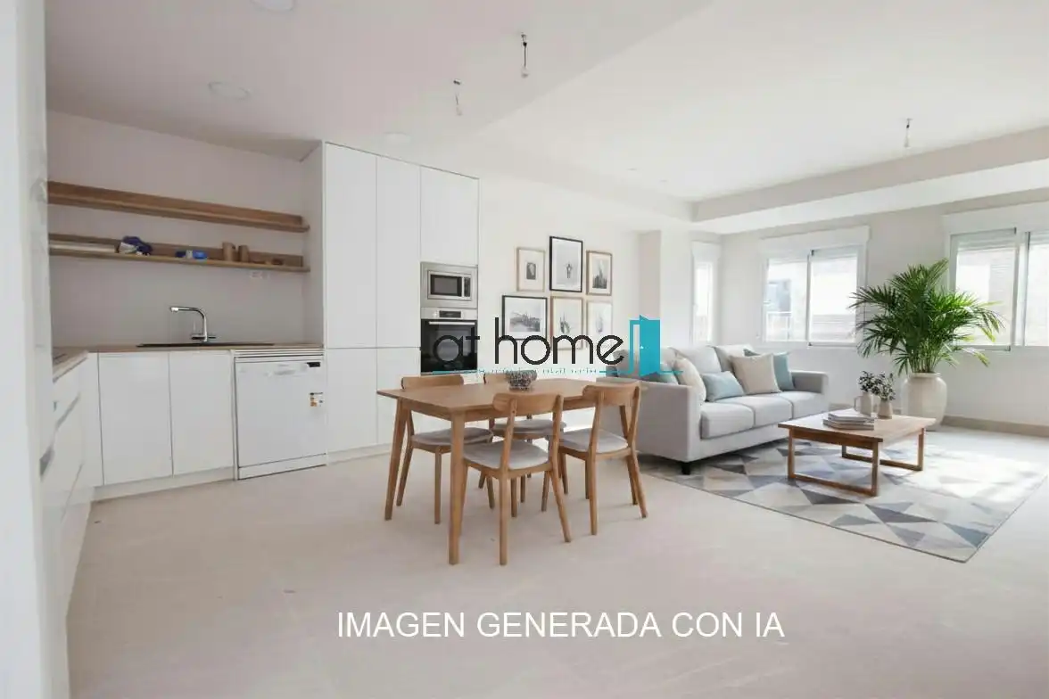 Wohnzimmer von Wohnung zur Miete in Alboraya mit Klimaanlage, Terrasse und Möbliert