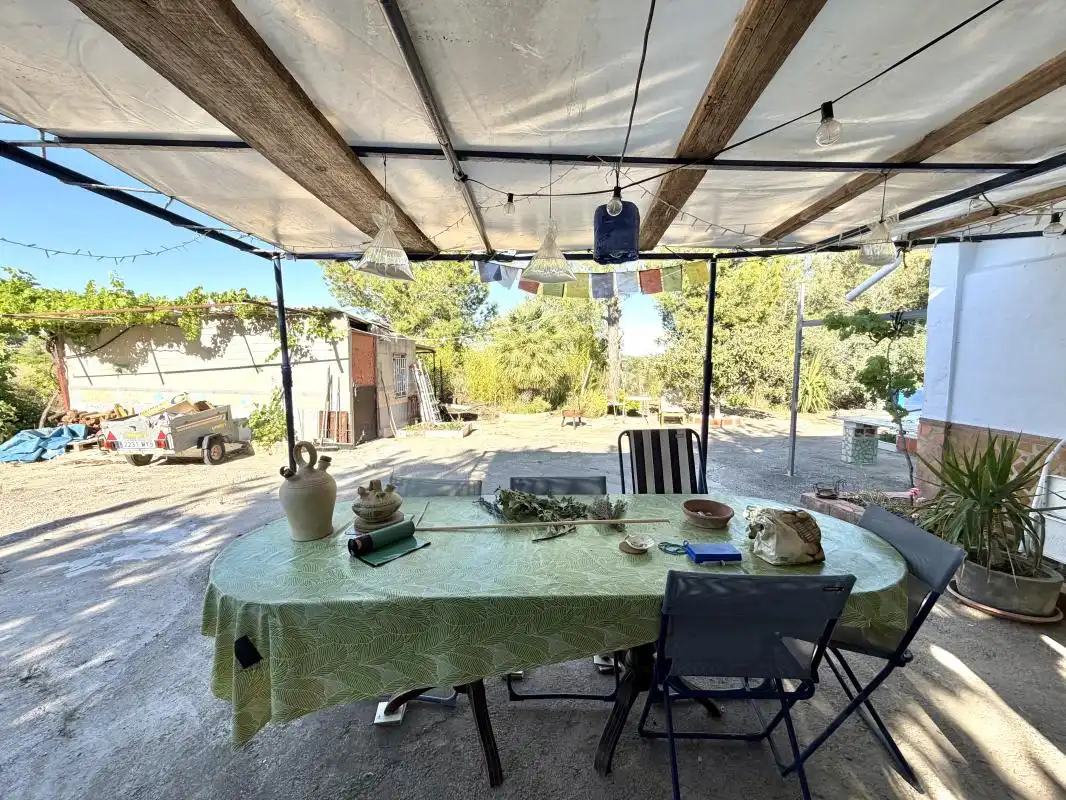 Terrassa de Finca rústica en venda en Pedralba amb Calefacció, Jardí privat i Terrassa