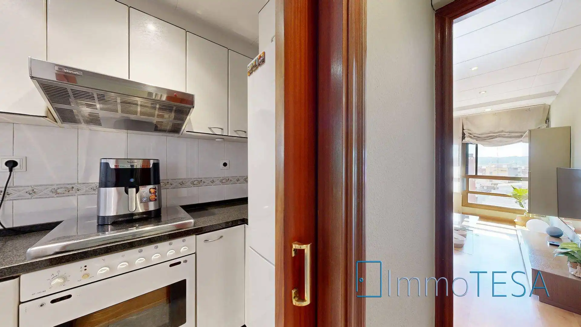 Kitchen of Flat for sale in Sabadell  with Air Conditioner, Heating and Parquet flooring