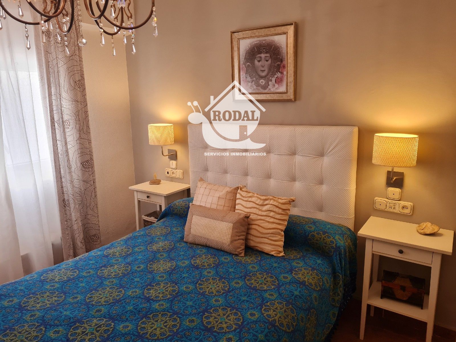 Bedroom of Flat for sale in  Almería Capital  with Alarm