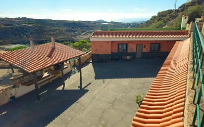 Exterior view of House or chalet for sale in Granadilla de Abona  with Air Conditioner, Private garden and Terrace