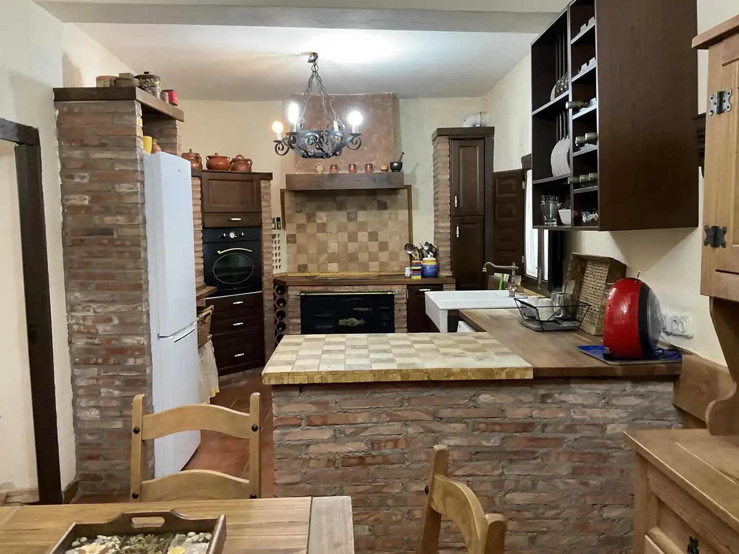 Kitchen of Country homes for sale in Bobadilla  with Parquet flooring, Terrace and Storage room