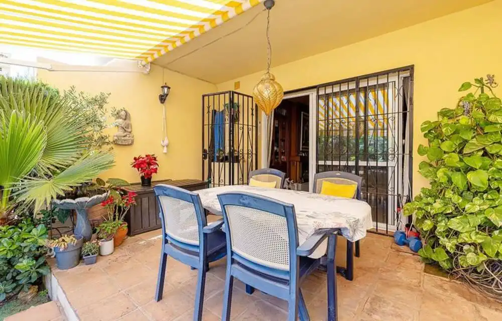 Terrassa de Casa adosada en venda en Benalmádena amb Aire condicionat, Jardí privat i Terrassa