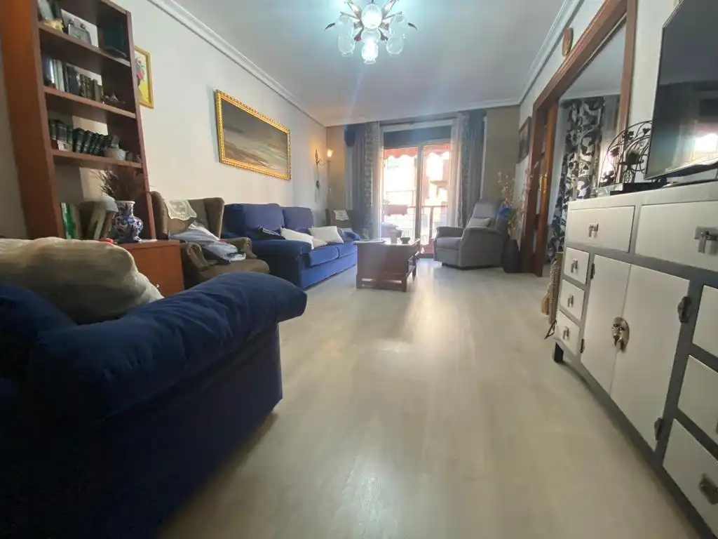 Living room of Flat for sale in Murcia  with Furnished and Balcony