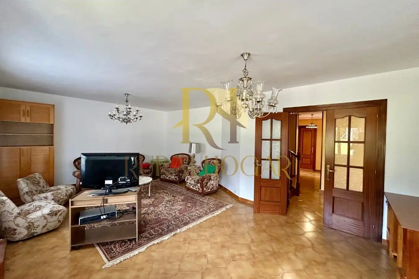 Sala de estar de Casa o chalet en venta en Soto y Amío con Calefacción y Terraza