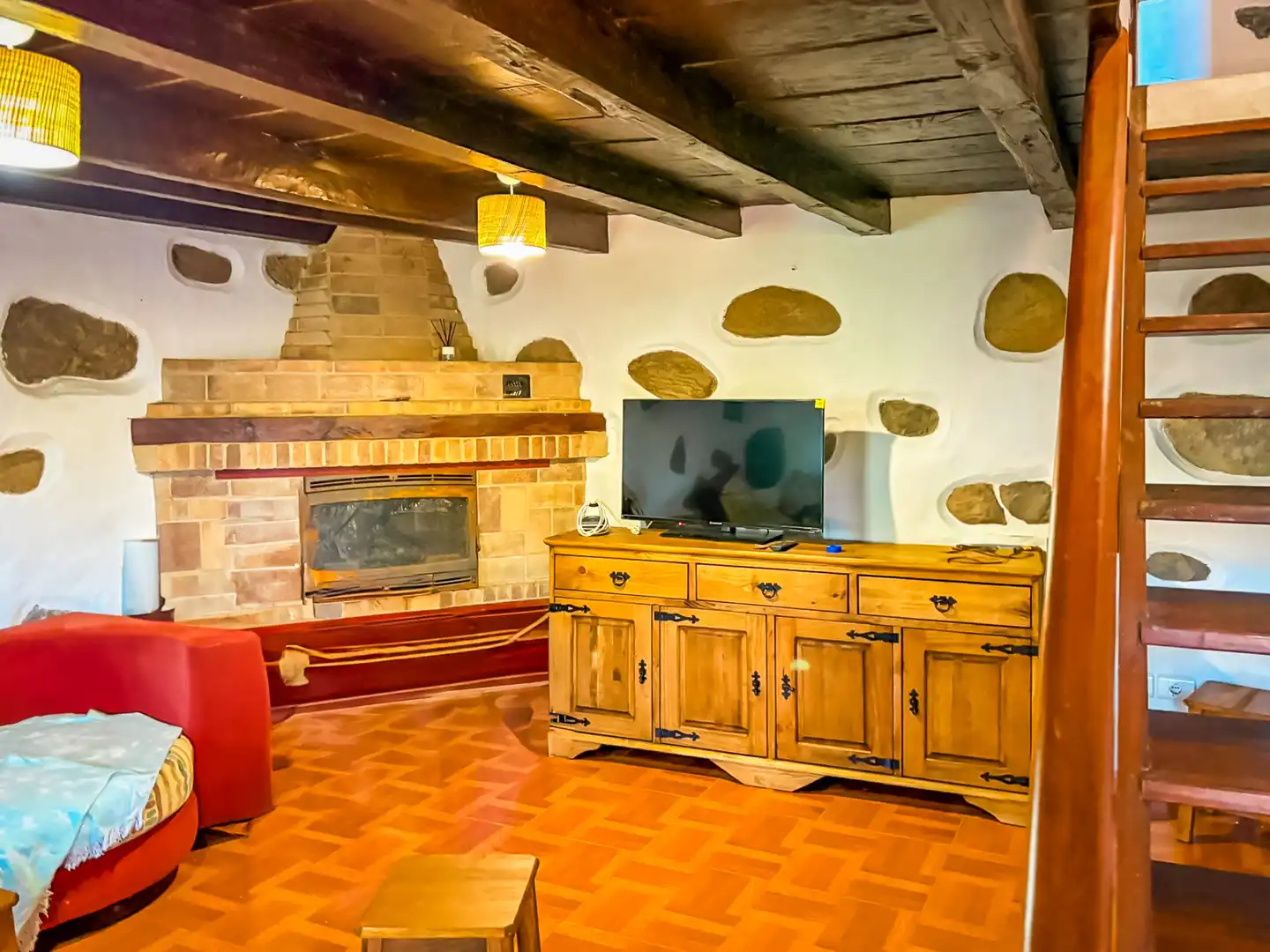 Sala de estar de Casa o chalet en venta en Valleseco