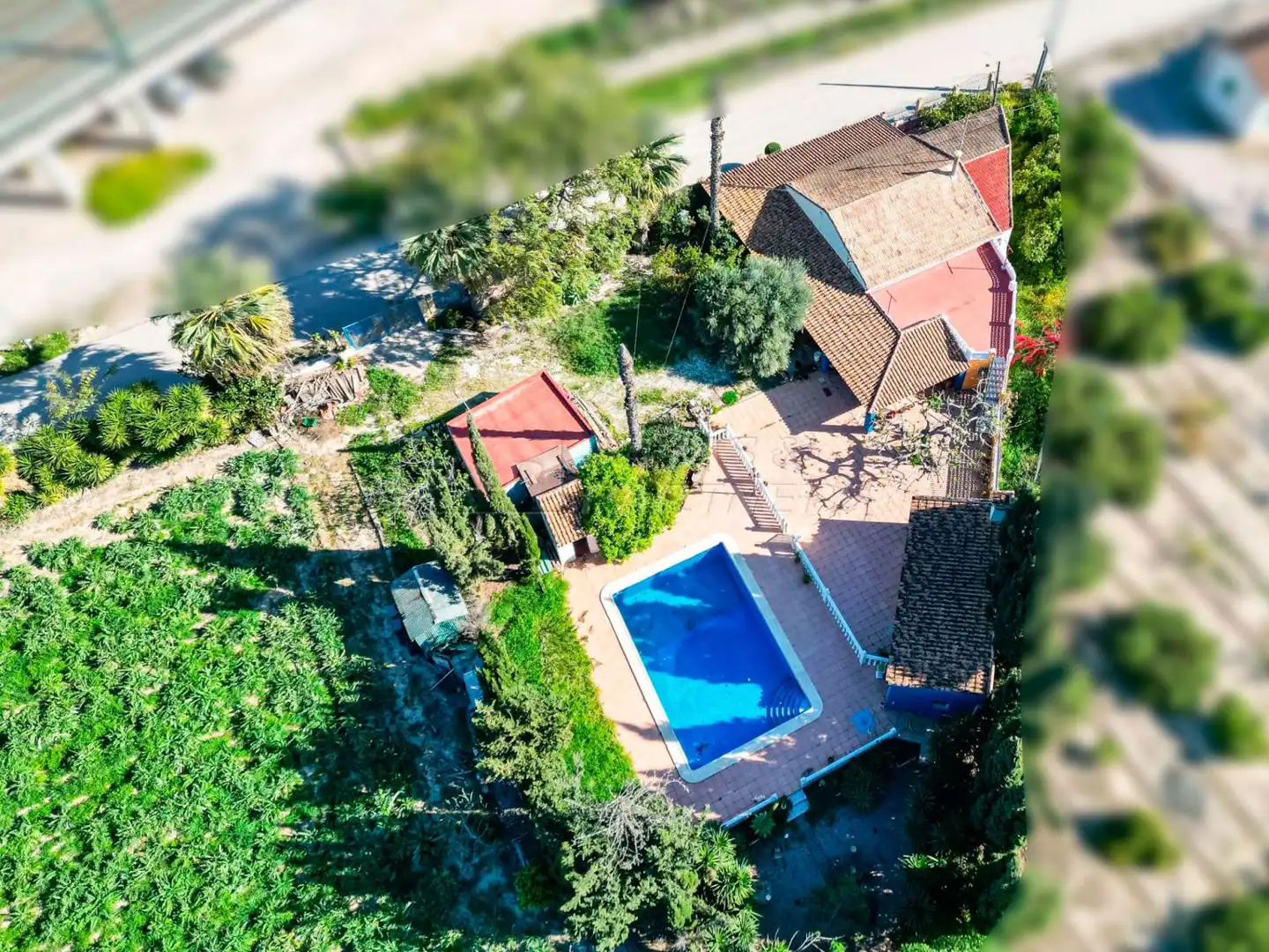 Außenansicht von Haus oder Chalet zum Verkauf in Orihuela mit Privatgarten, Abstellraum und Schwimmbad