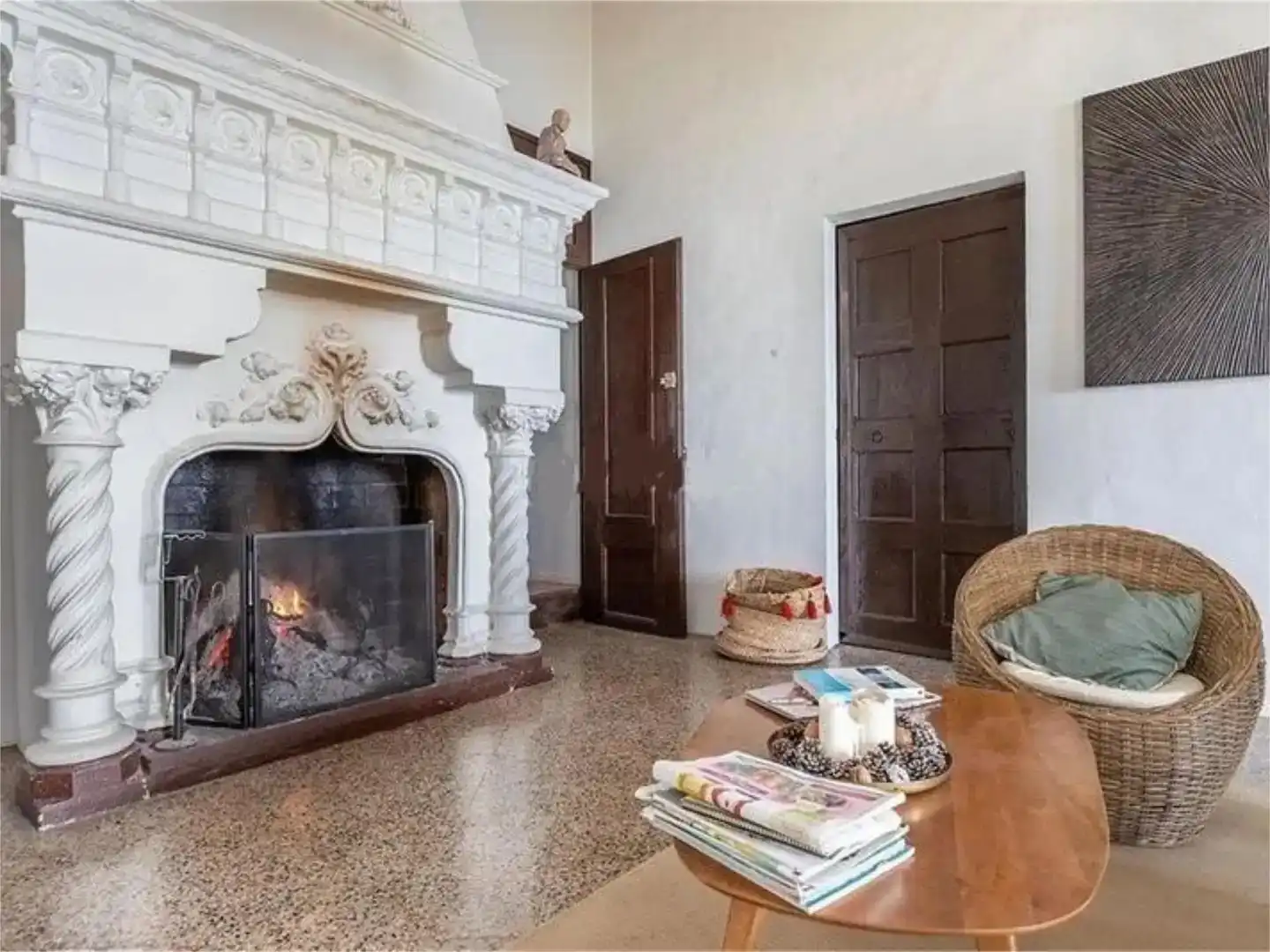 Wohnzimmer von Wohnung zur Miete in Pineda de Mar mit Privatgarten, Abstellraum und Möbliert