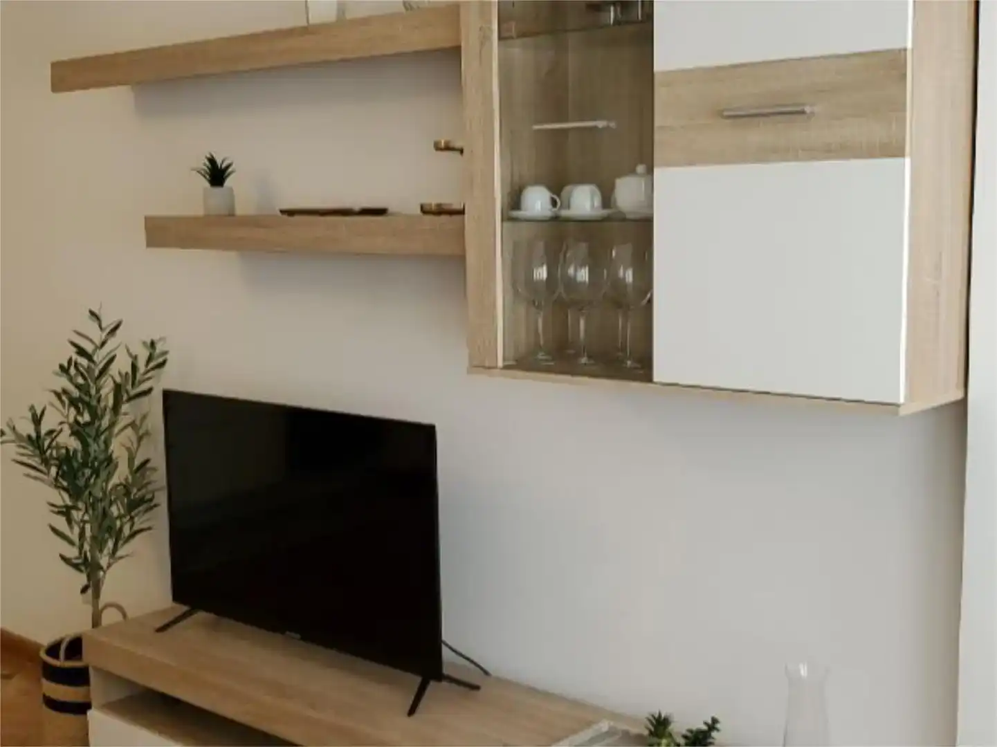 Wohnzimmer von Wohnung zur Miete in  Valencia Capital mit Klimaanlage