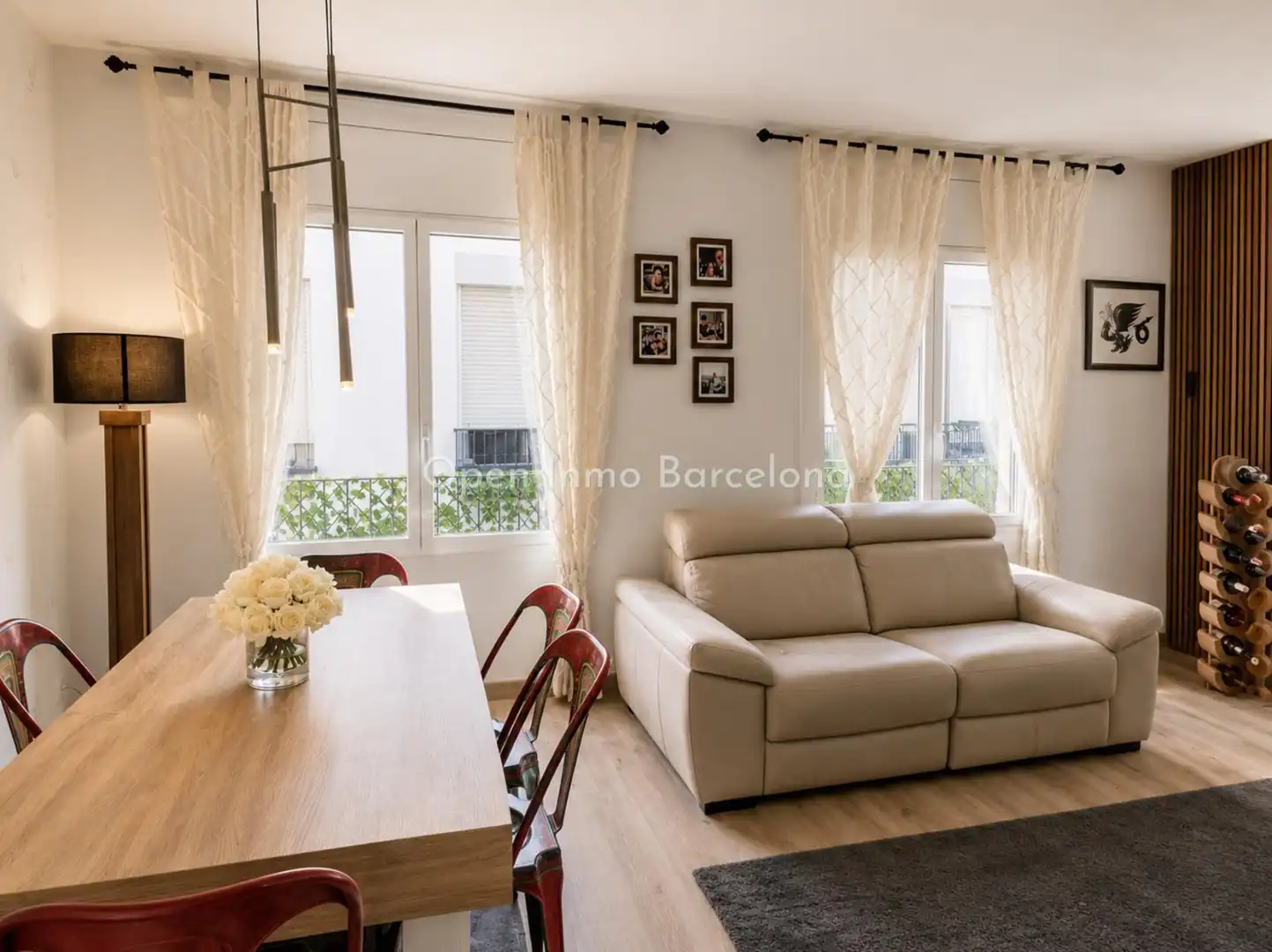 Wohnzimmer von Wohnung zur Miete in Sitges mit Klimaanlage, Heizung und Möbliert