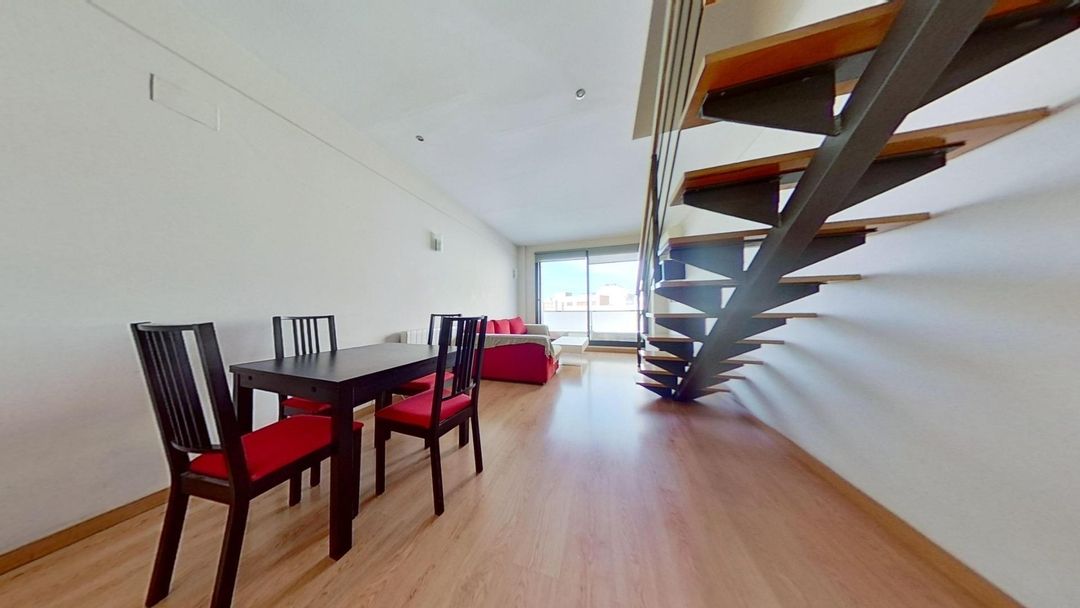 Living room of Loft to rent in  Madrid Capital  with Air Conditioner, Heating and Terrace