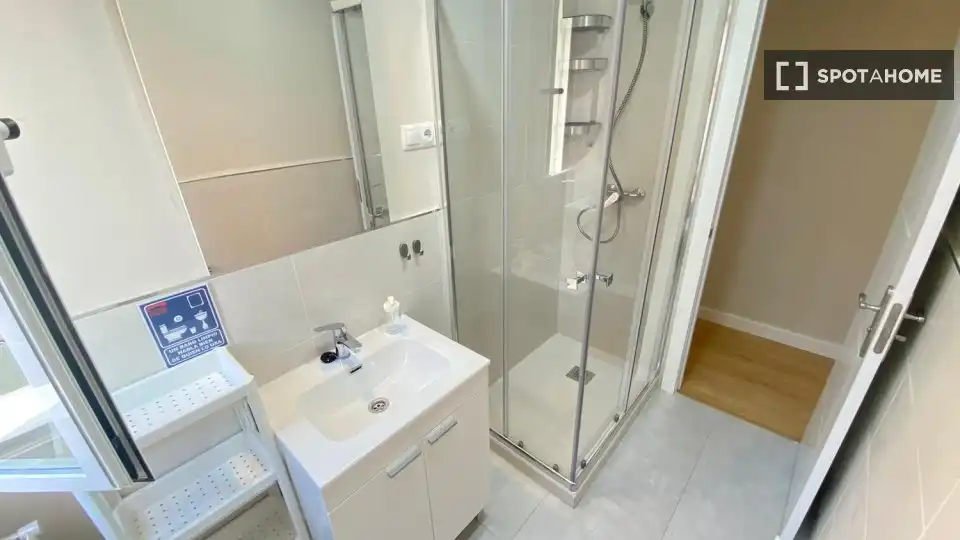 Baño de Piso de alquiler en Madrid con Aire acondicionado, Calefacción y Amueblado
