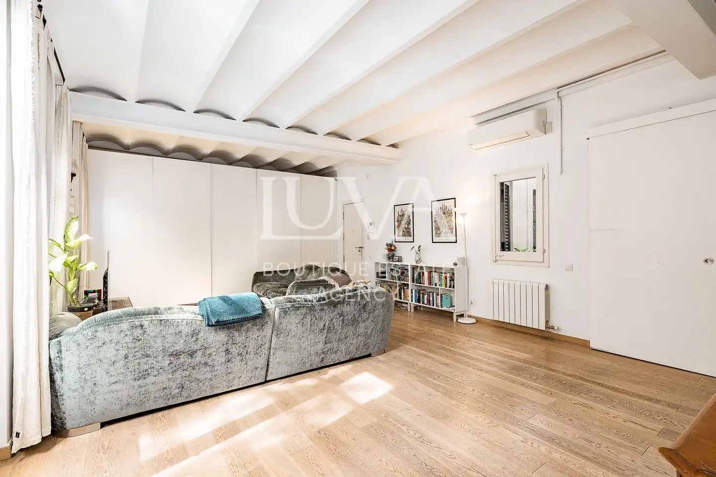 Sala de estar de Apartamento en venta en Barcelona con Aire acondicionado, Calefacción y Terraza