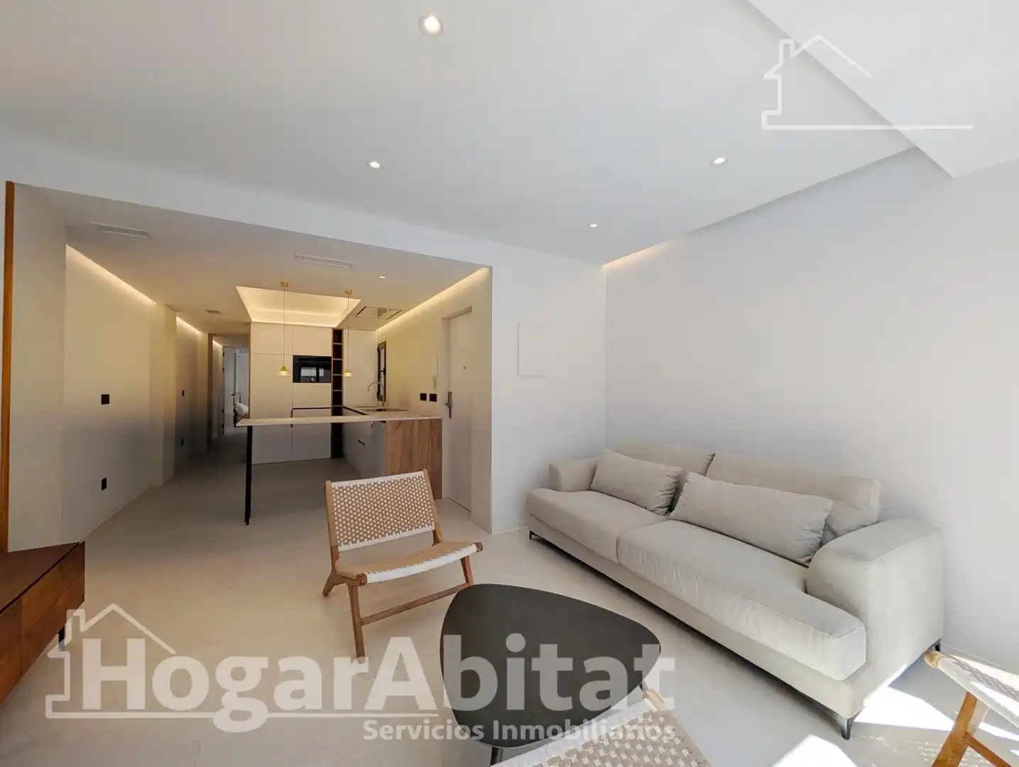 Sala d'estar de Pis en venda en Alicante / Alacant amb Aire condicionat, Calefacció i Moblat