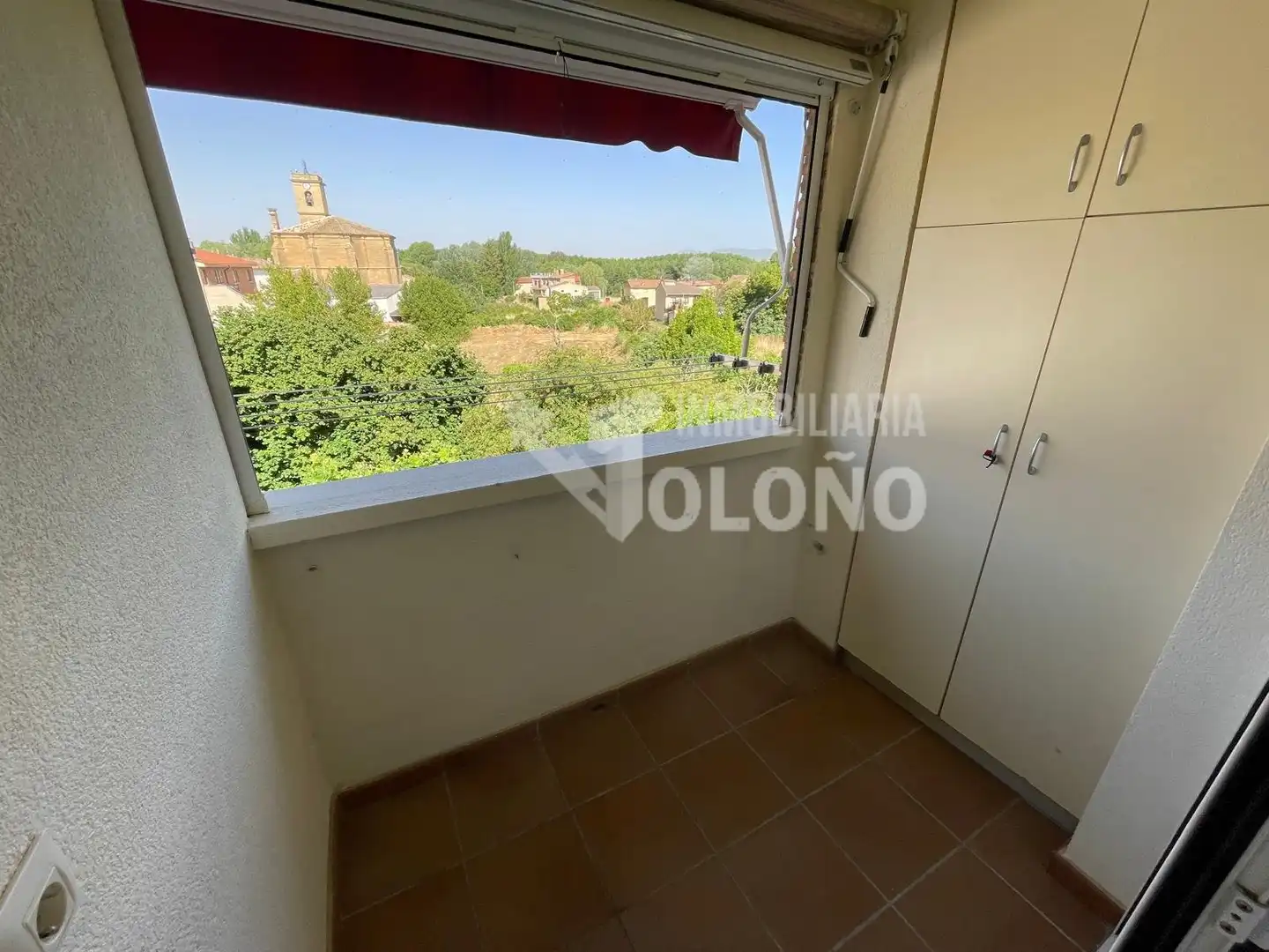 Terraza de Apartamento en venta en Casalarreina con Calefacción, Parquet y Amueblado