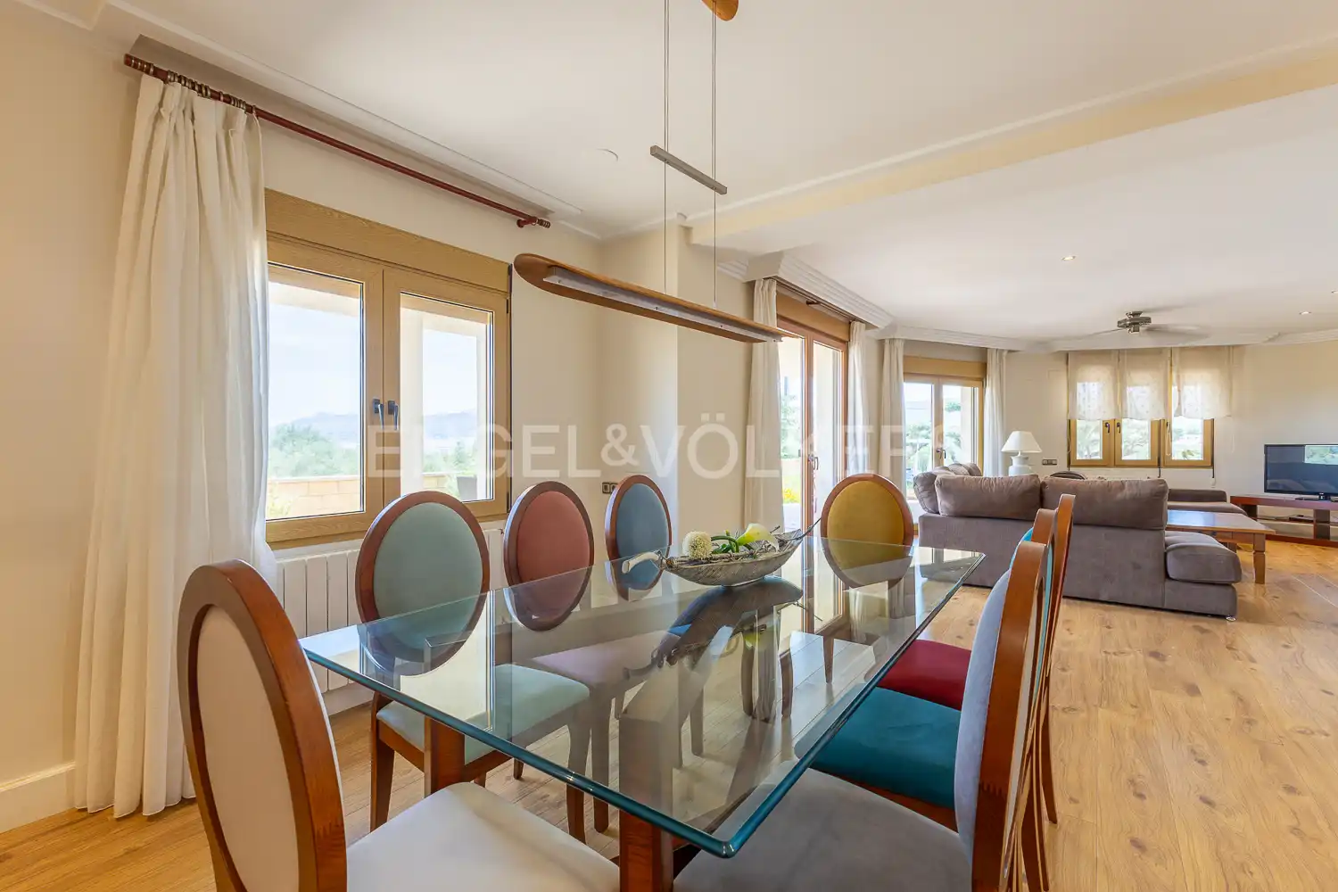 Dining room of Houses for sale in Ontinyent  with Air Conditioner, Heating and Private garden