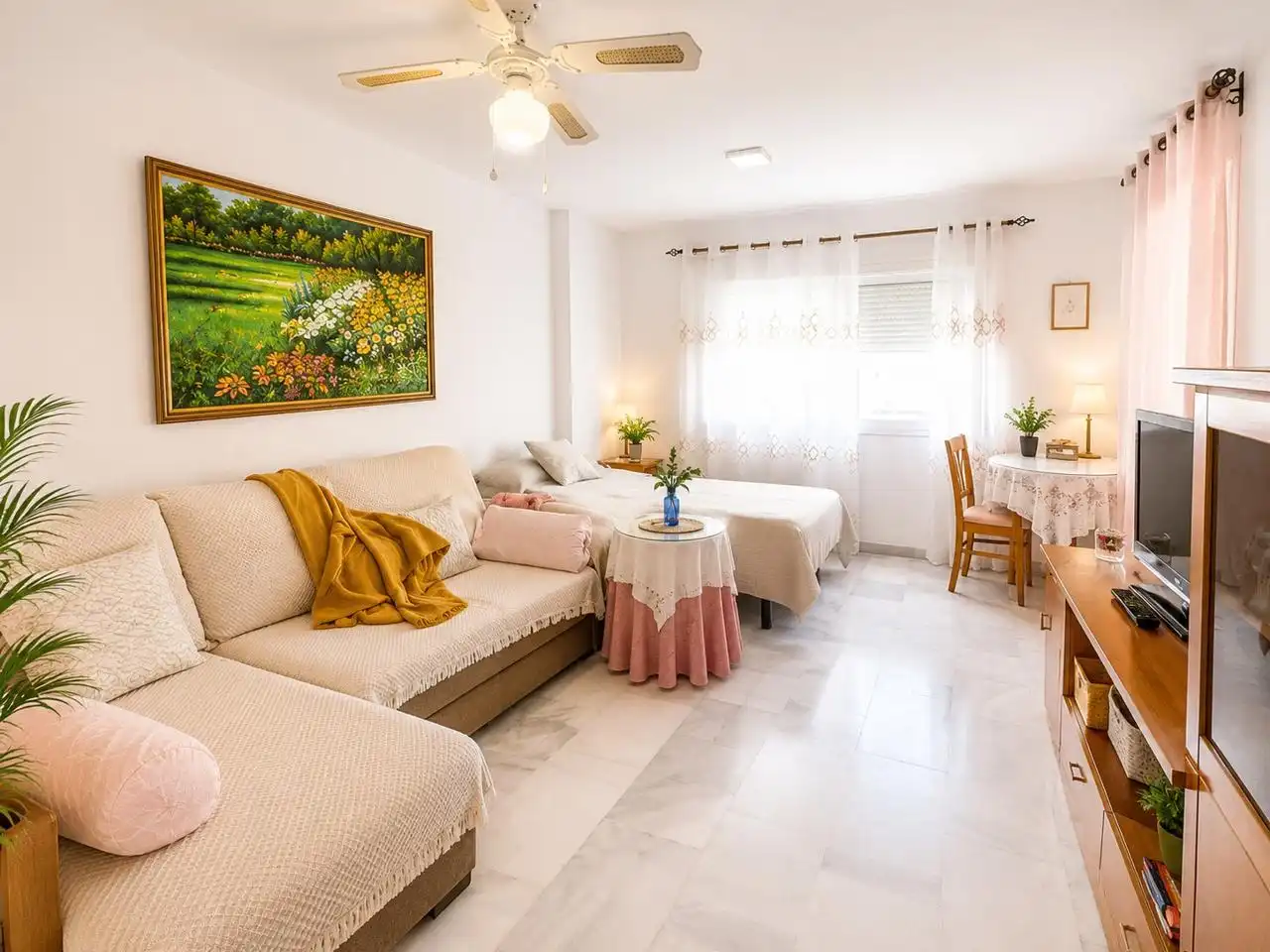 Bedroom of Flat for sale in Málaga  with Terrace
