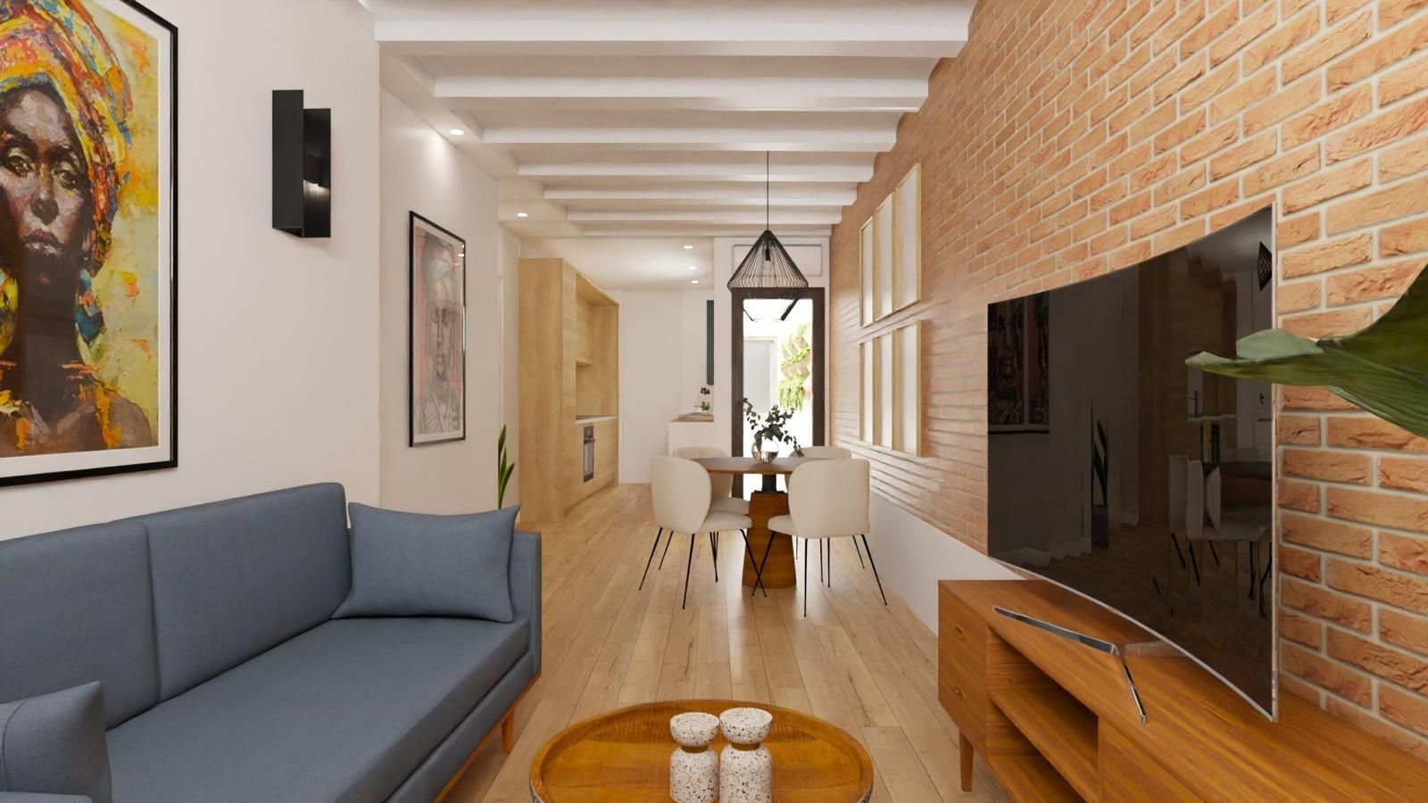 Living room of Study for sale in  Barcelona Capital