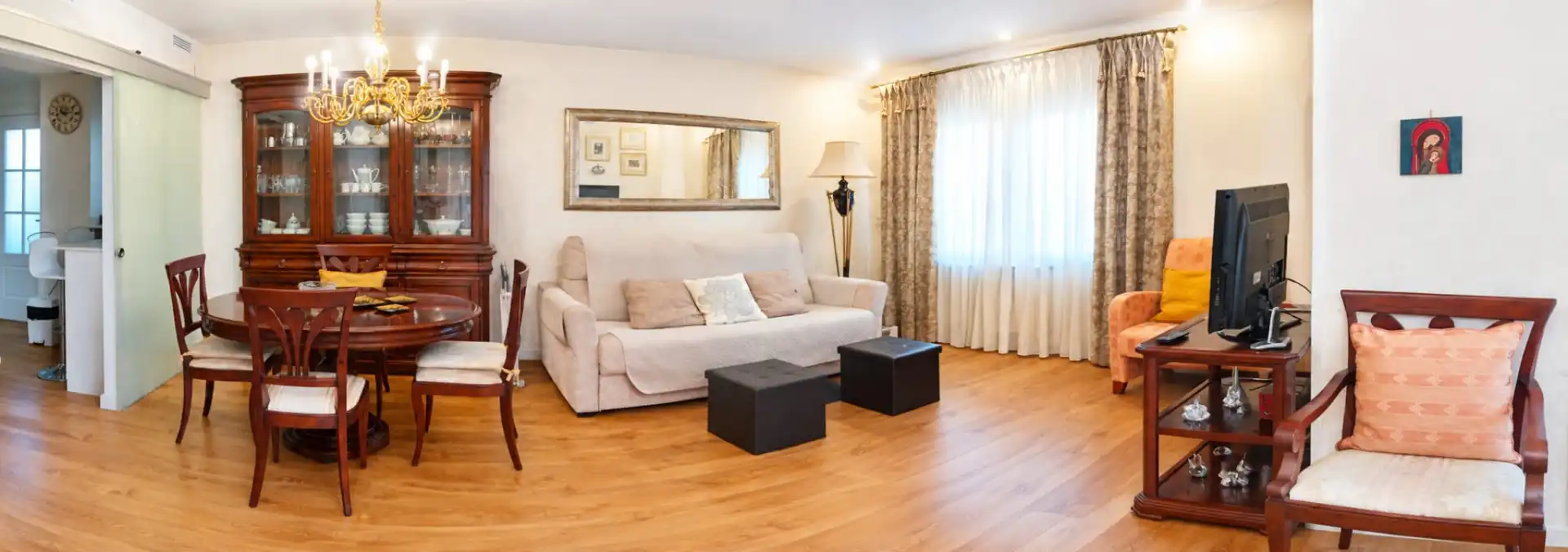 Living room of Flat for rent in Beiro