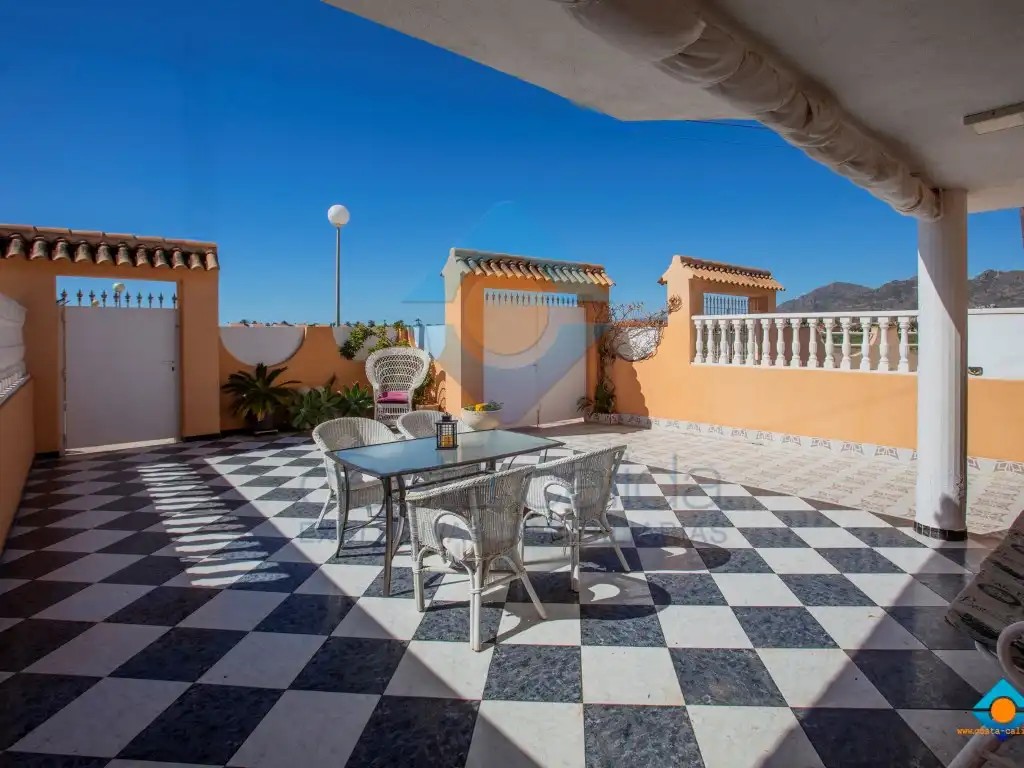 Terraza de Casa o chalet en venta en Mazarrón con Aire acondicionado, Jardín privado y Terraza