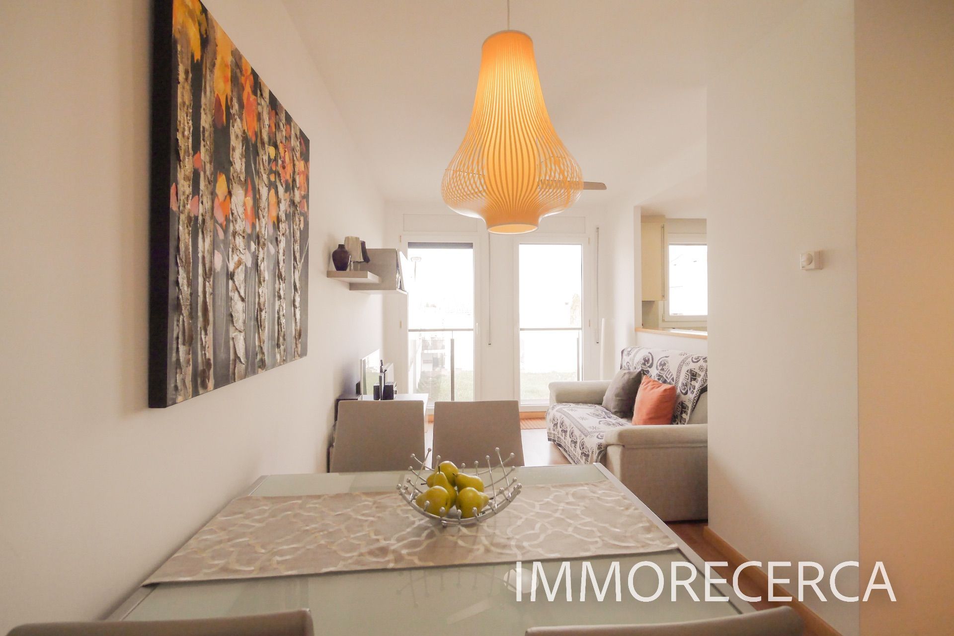 Living room of Flat to rent in Torroella de Montgrí  with Air Conditioner, Heating and Furnished