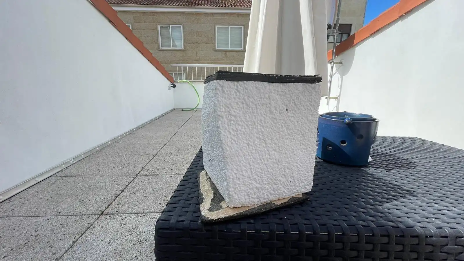 Balcony of Houses for sale in Xinzo de Limia  with Terrace, Storage room and Furnished