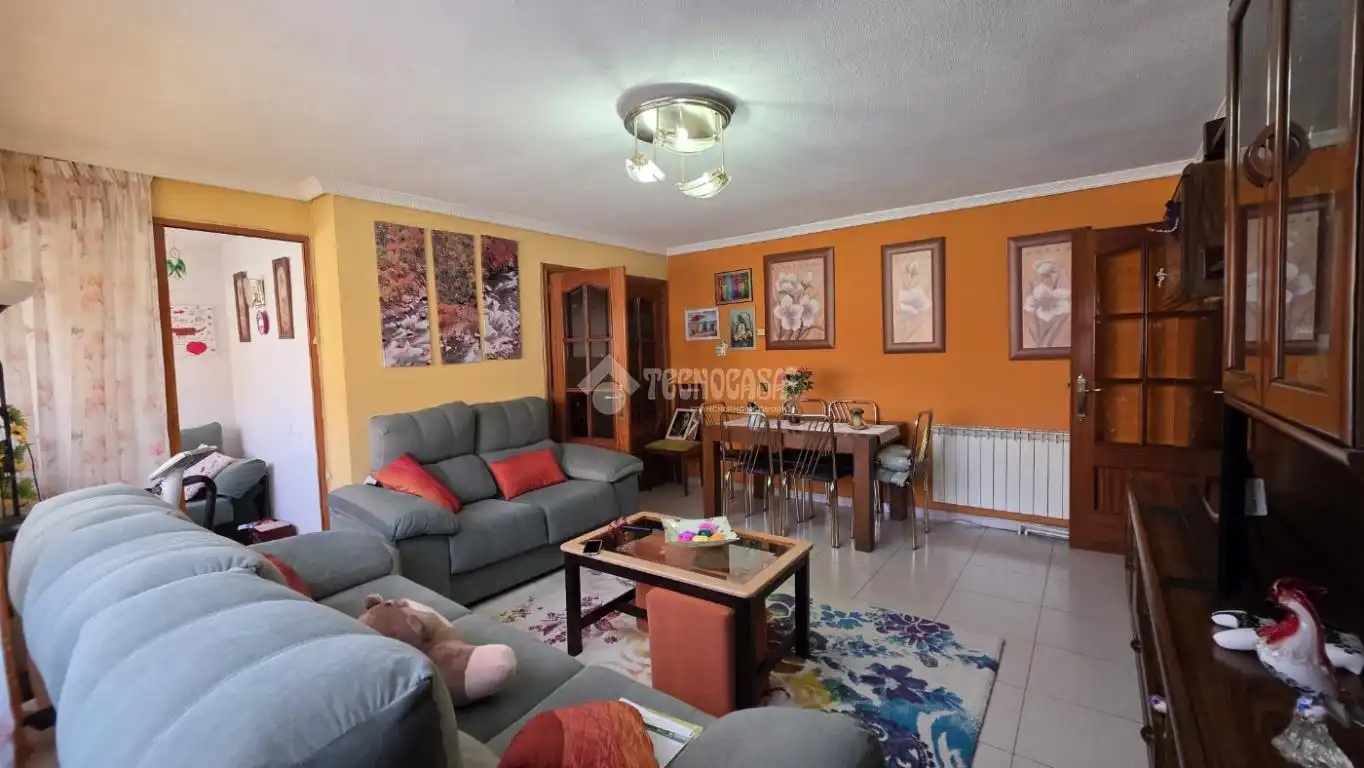 Sala d'estar de Pis en venda en Madrid amb Calefacció i Terrassa
