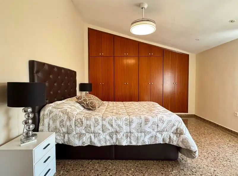 Schlafzimmer von Maisonette zur Miete in Castellón de la Plana / Castelló de la Plana mit Klimaanlage, Heizung und Terrasse