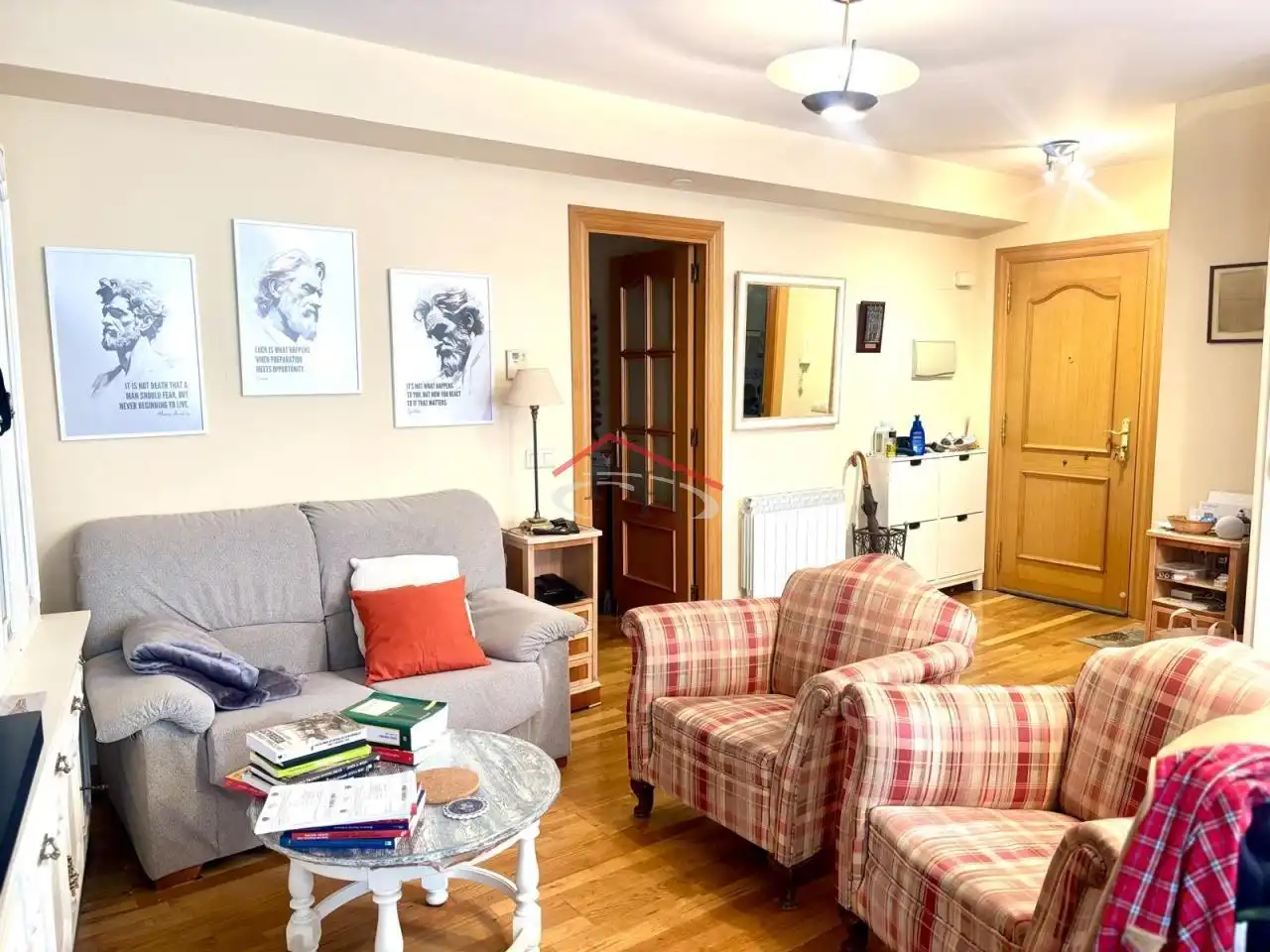 Sala de estar de Apartamento en venta en León Capital  con Calefacción, Parquet y Terraza