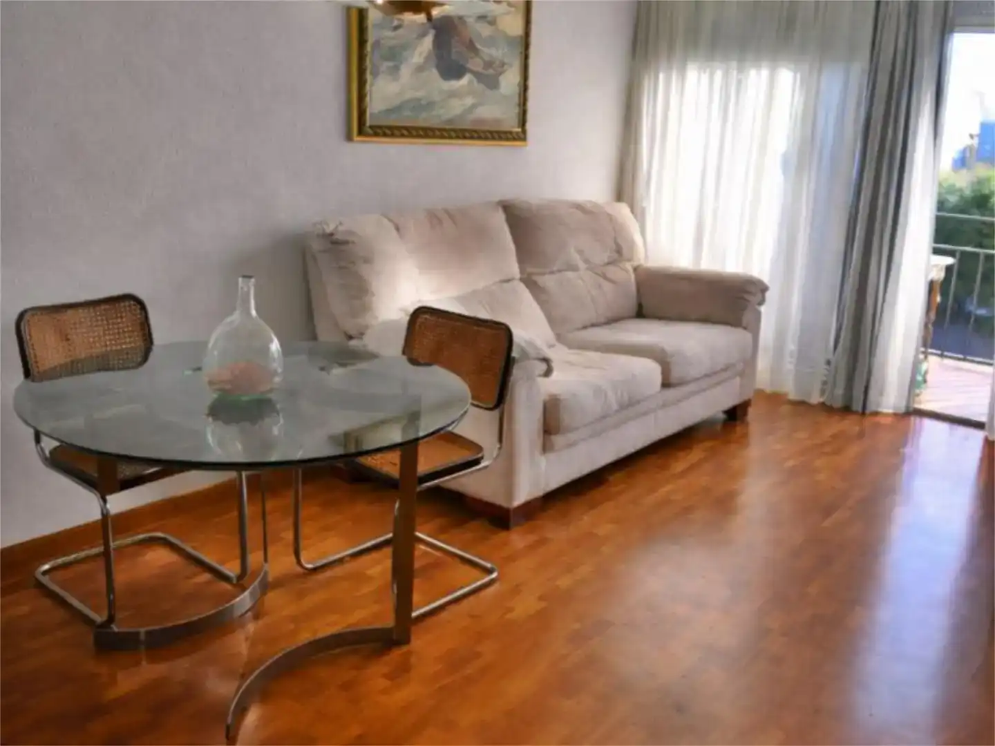 Sala d'estar de Pis en venda en  Barcelona Capital amb Aire condicionat i Balcó
