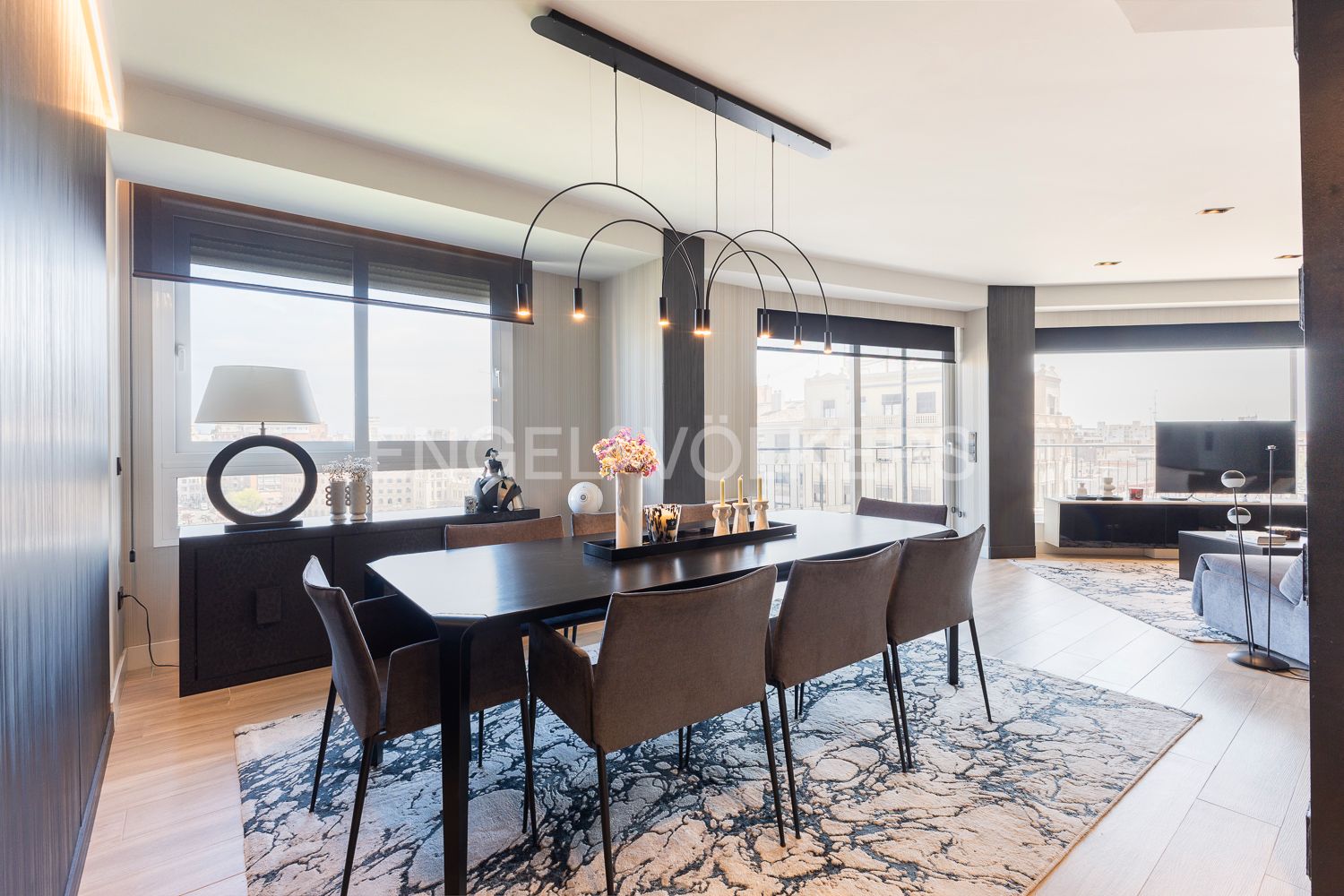 Menjador de Apartament en venda en  Valencia Capital amb Aire condicionat, Calefacció i Terrassa