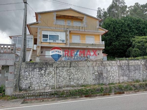 Exterior view of Flat for sale in Baiona  with Private garden