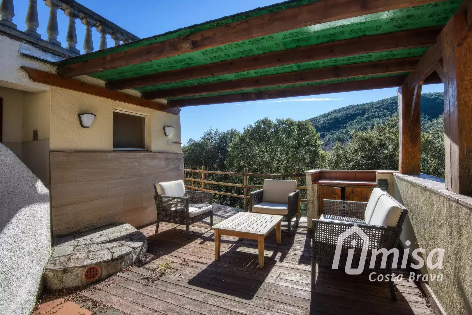 Terraza de Casa o chalet en venta en Calonge i Sant Antoni con Terraza, Trastero y Piscina