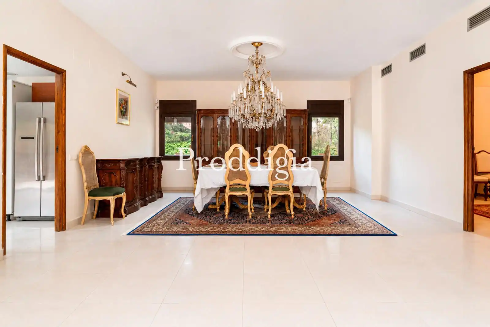 Dining room of Houses for sale in Sant Cugat del Vallès  with Air Conditioner, Heating and Terrace