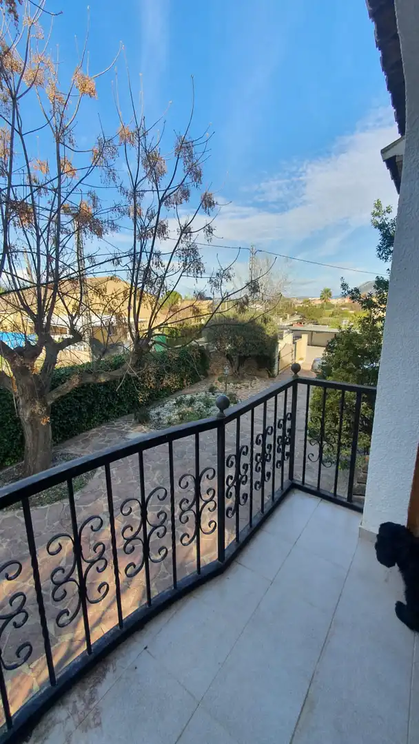 Terraza de Casa o chalet en venta en L'Alcúdia de Crespins con Piscina