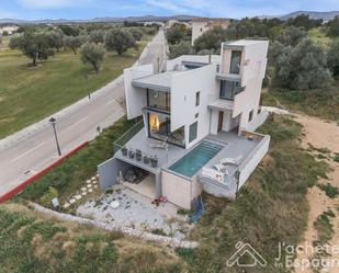 Vista exterior de Casa o xalet en venda en San Jorge / Sant Jordi amb Aire condicionat, Jardí privat i Terrassa