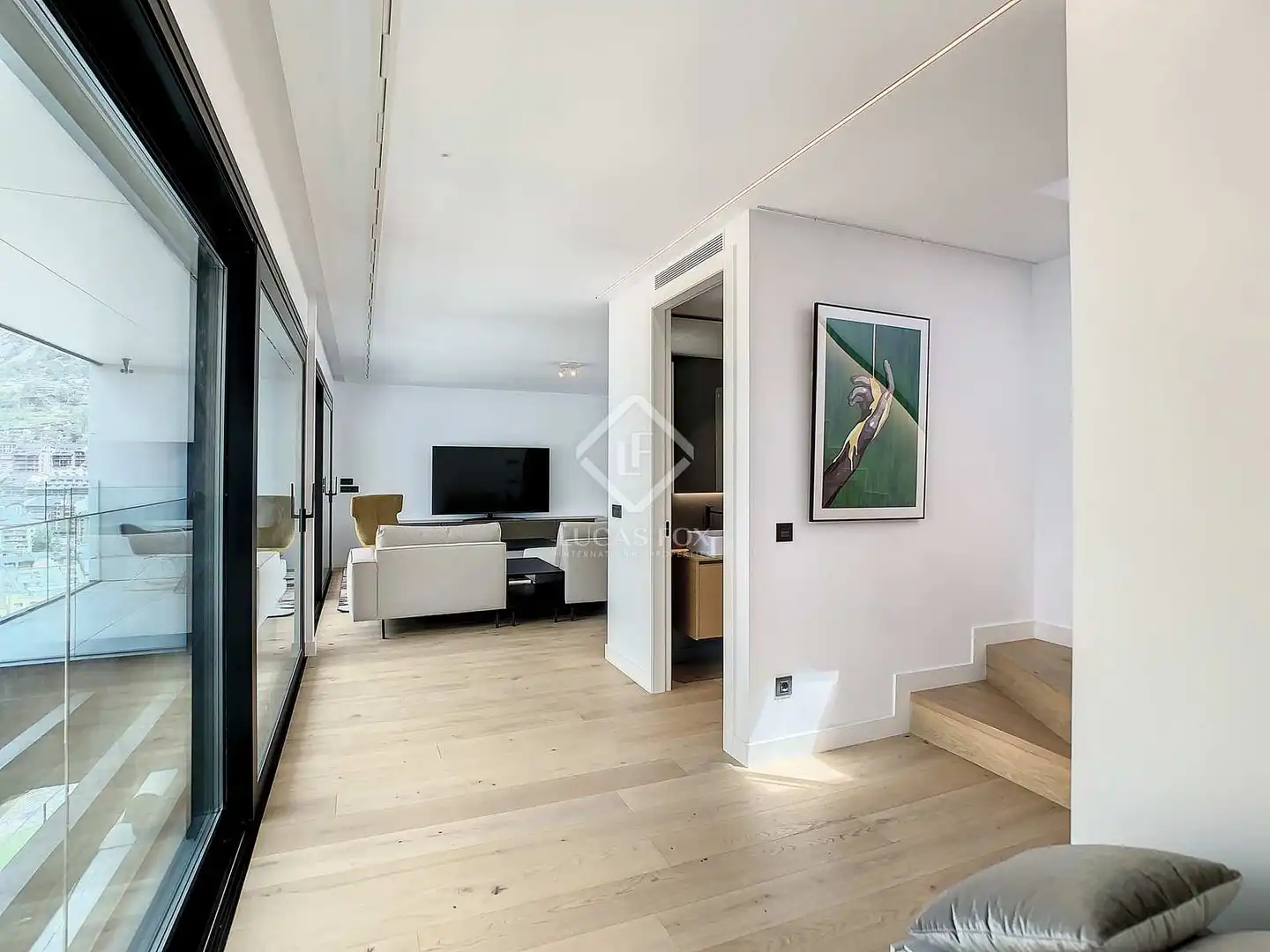 Living room of Attic for sale in Madrid  with Air Conditioner, Heating and Terrace