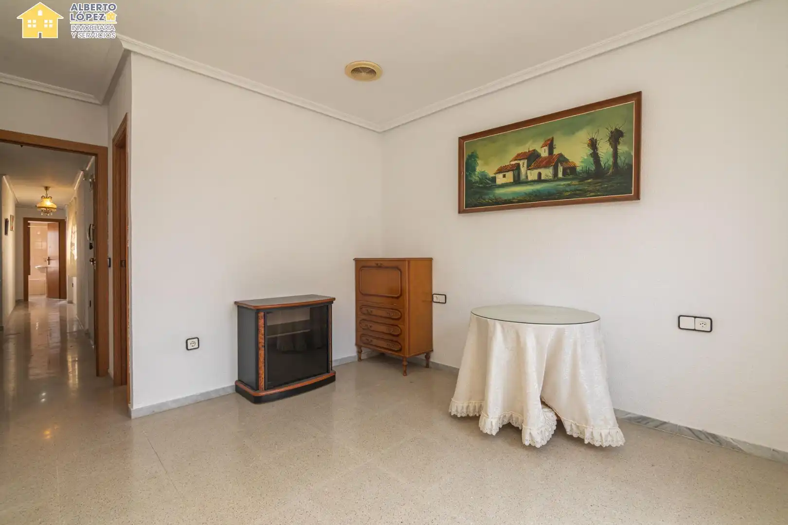 Sala d'estar de Apartament en venda en Elche / Elx amb Terrassa i Balcó