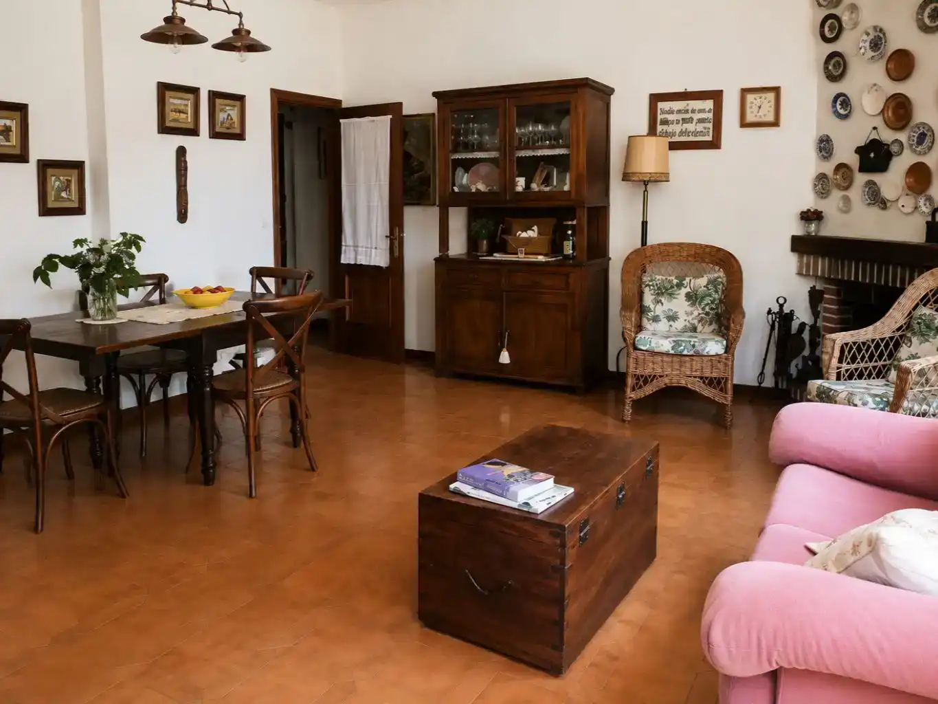Living room of Houses for sale in Ares  with Private garden, Parquet flooring and Terrace