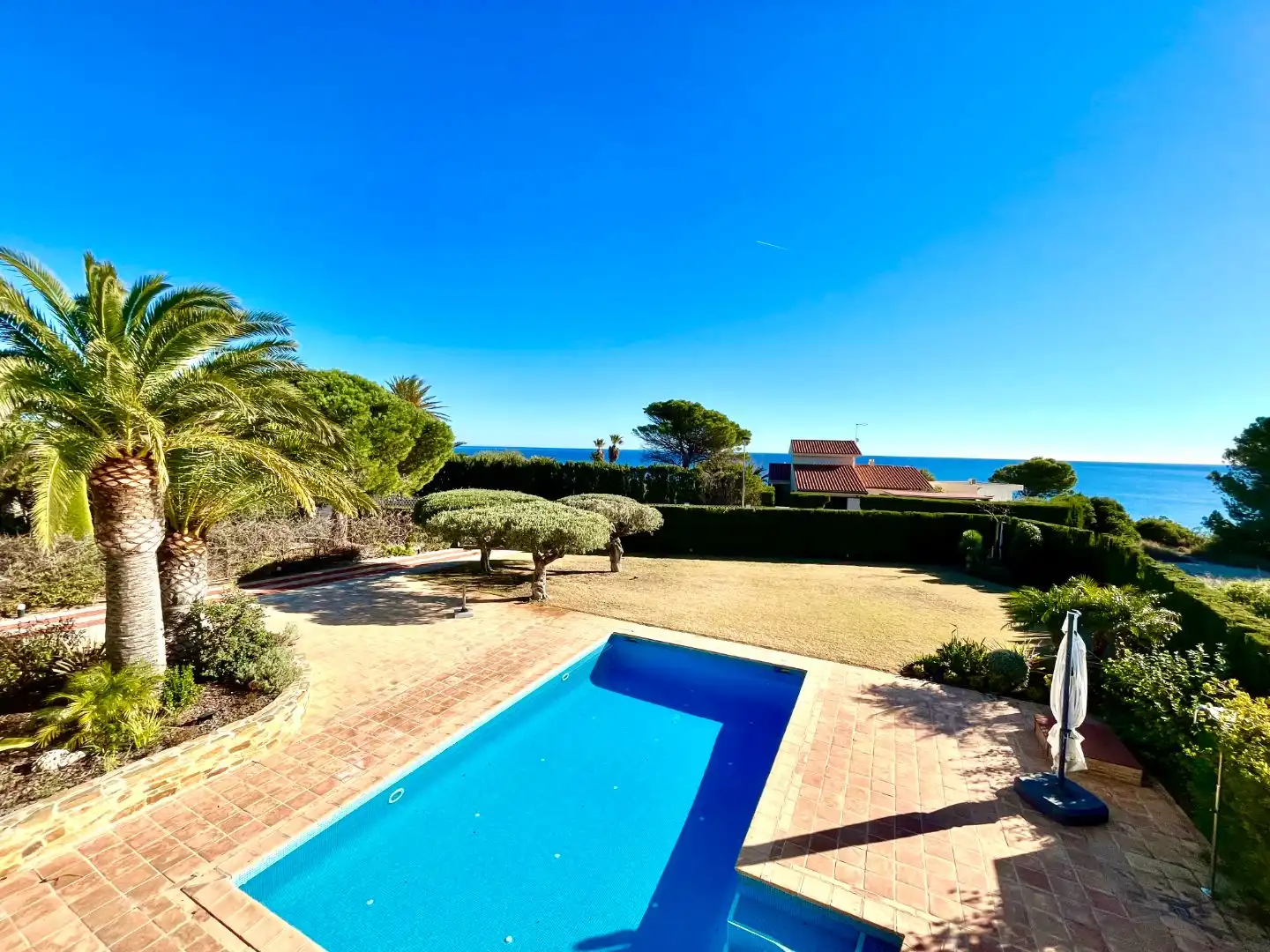 Jardín de Casa o chalet en venta en L'Ametlla de Mar  con Aire acondicionado, Terraza y Piscina