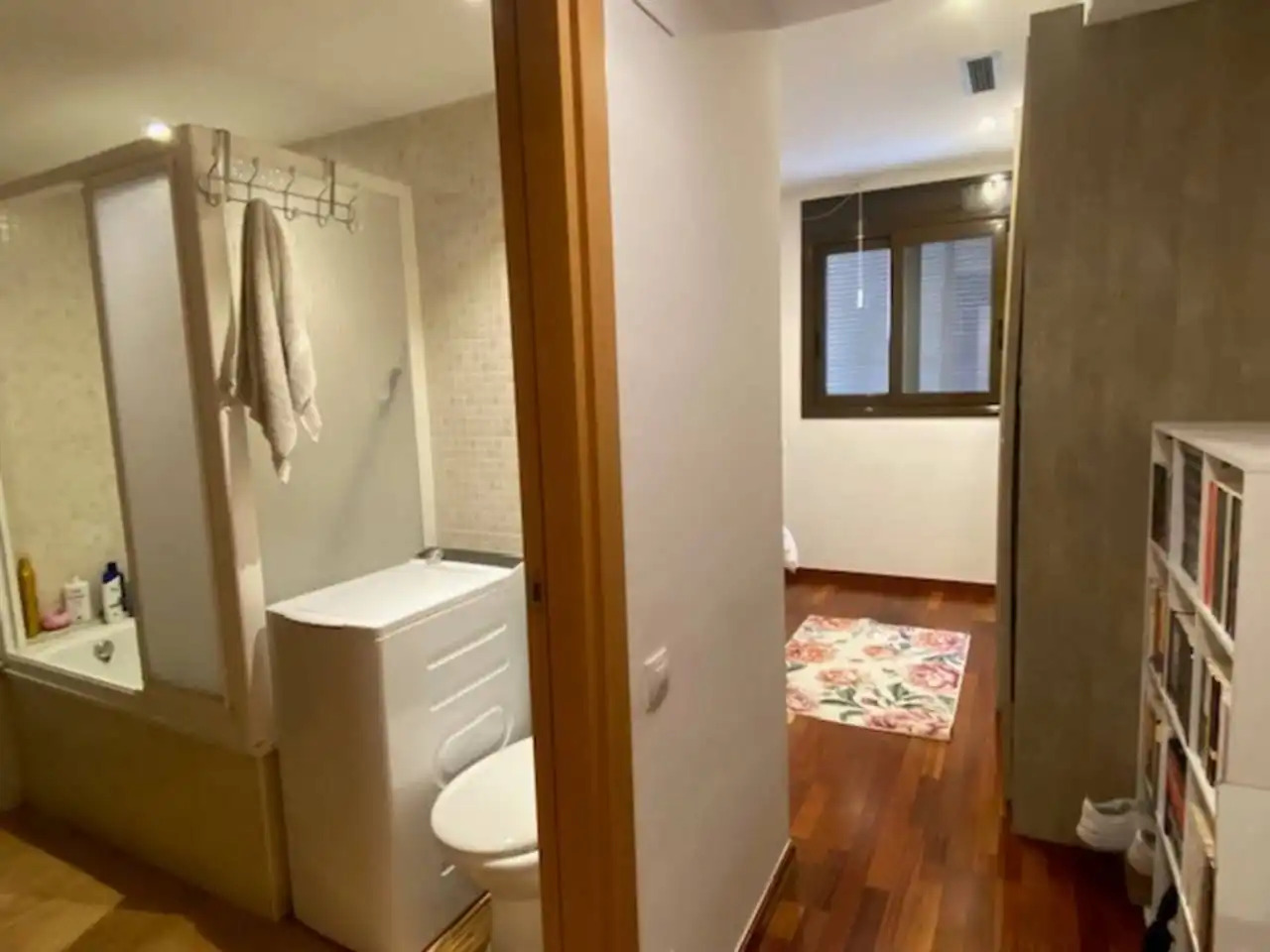 Badezimmer von Wohnung zum Verkauf in Granollers mit Klimaanlage, Heizung und Parkett