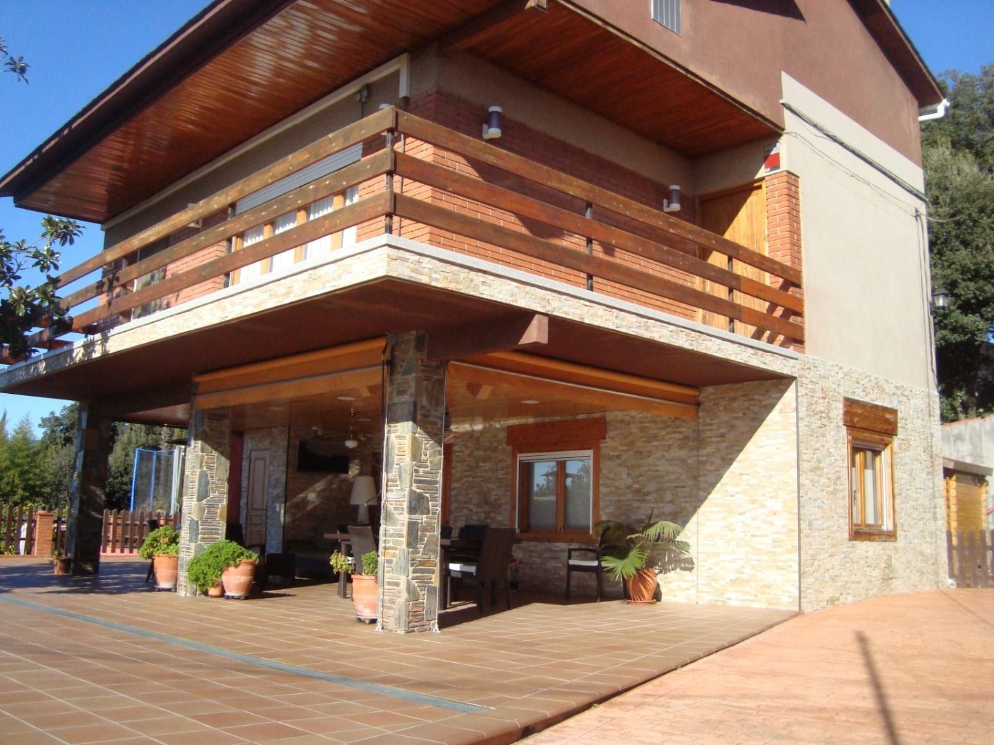 Terrace of House or chalet for sale in Sant Pere de Vilamajor  with Air Conditioner, Heating and Swimming Pool