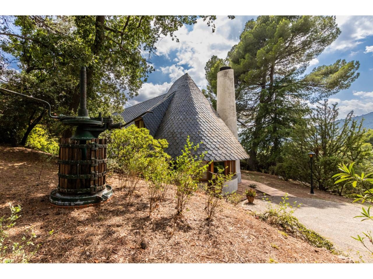 Vista exterior de Casa o xalet en venda en Matadepera amb Calefacció, Jardí privat i Parquet