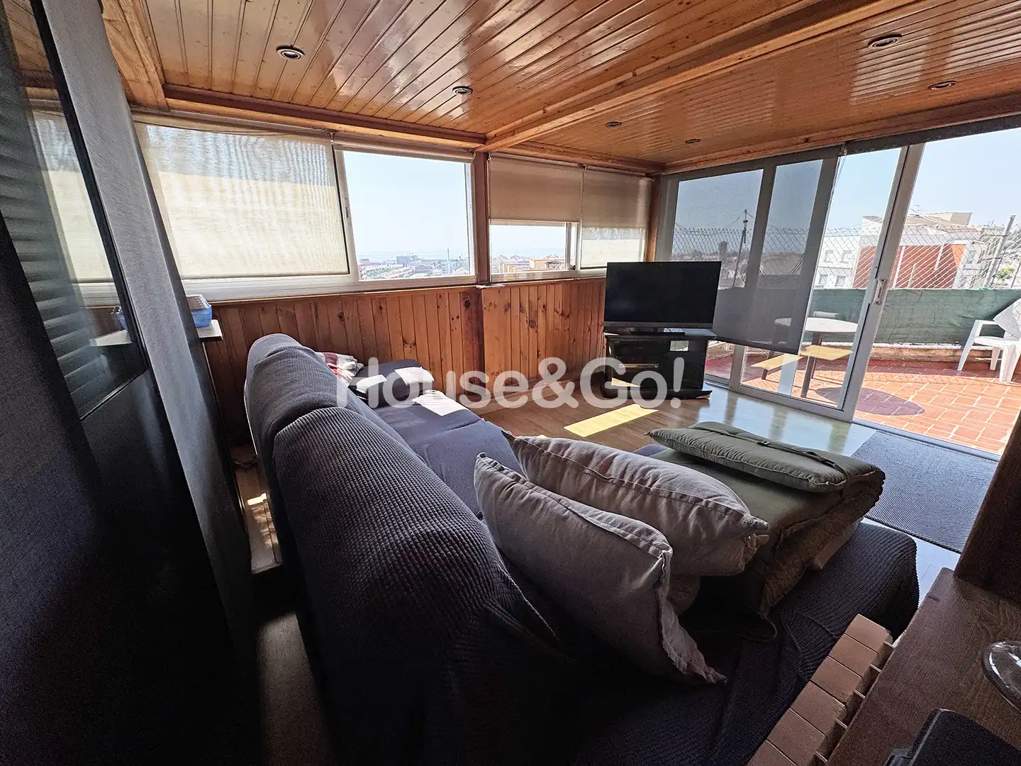 Sala de estar de Dúplex en venta en Malgrat de Mar con Aire acondicionado, Calefacción y Terraza