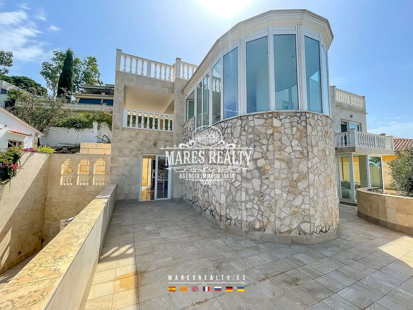 Vista exterior de Casa o xalet en venda en Lloret de Mar amb Aire condicionat, Calefacció i Jardí privat