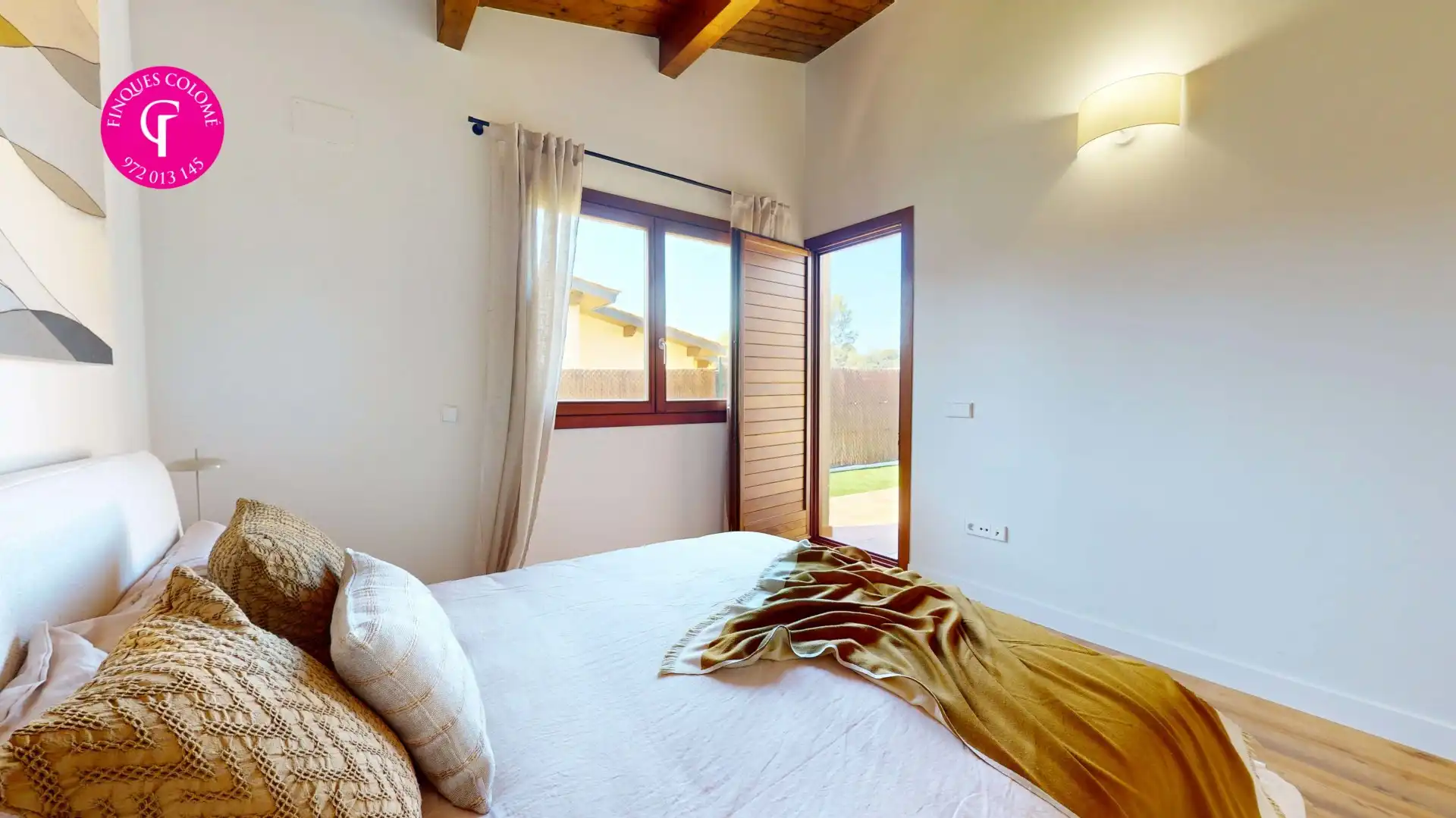 Bedroom of Houses for sale in Sant Julià de Ramis  with Air Conditioner, Heating and Terrace