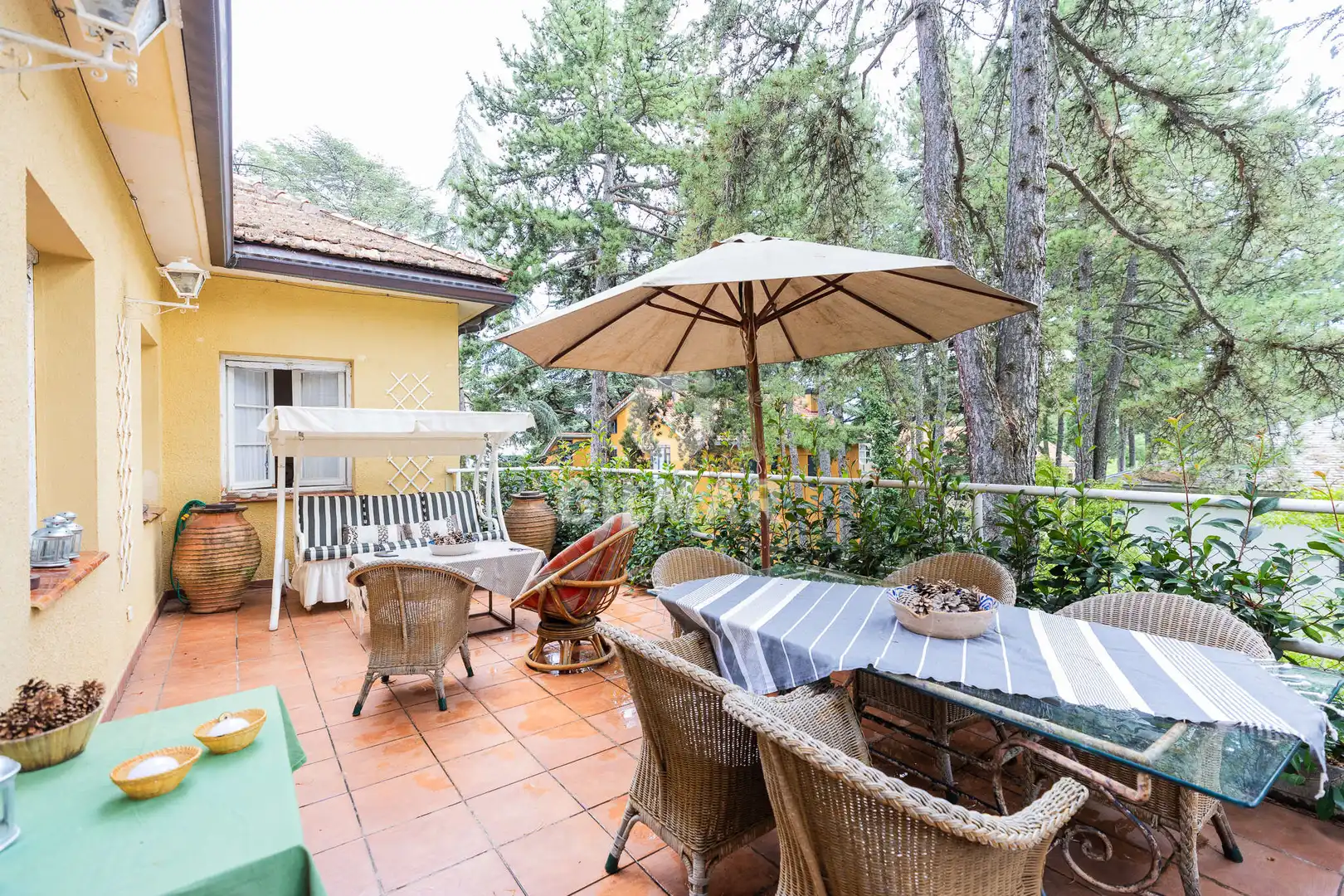 Terrassa de Casa o xalet en venda en San Lorenzo de El Escorial amb Calefacció i Jardí privat