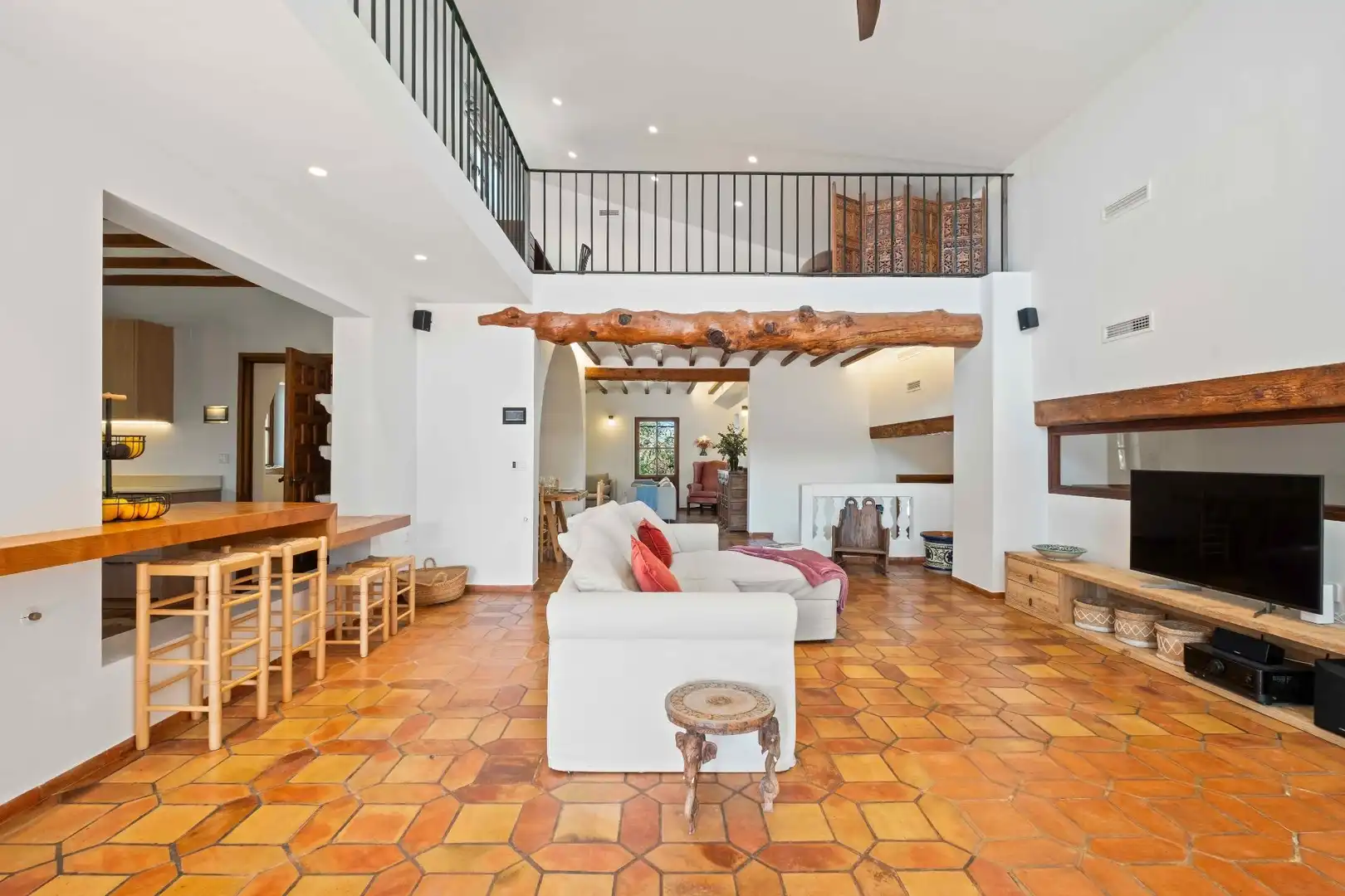 Living room of Houses for sale in L'Alfàs del Pi  with Air Conditioner, Heating and Private garden