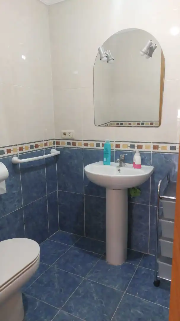 Badezimmer von Wohnungen zur Miete in Castellanos de Moriscos mit Heizung, Möbliert und Ofen