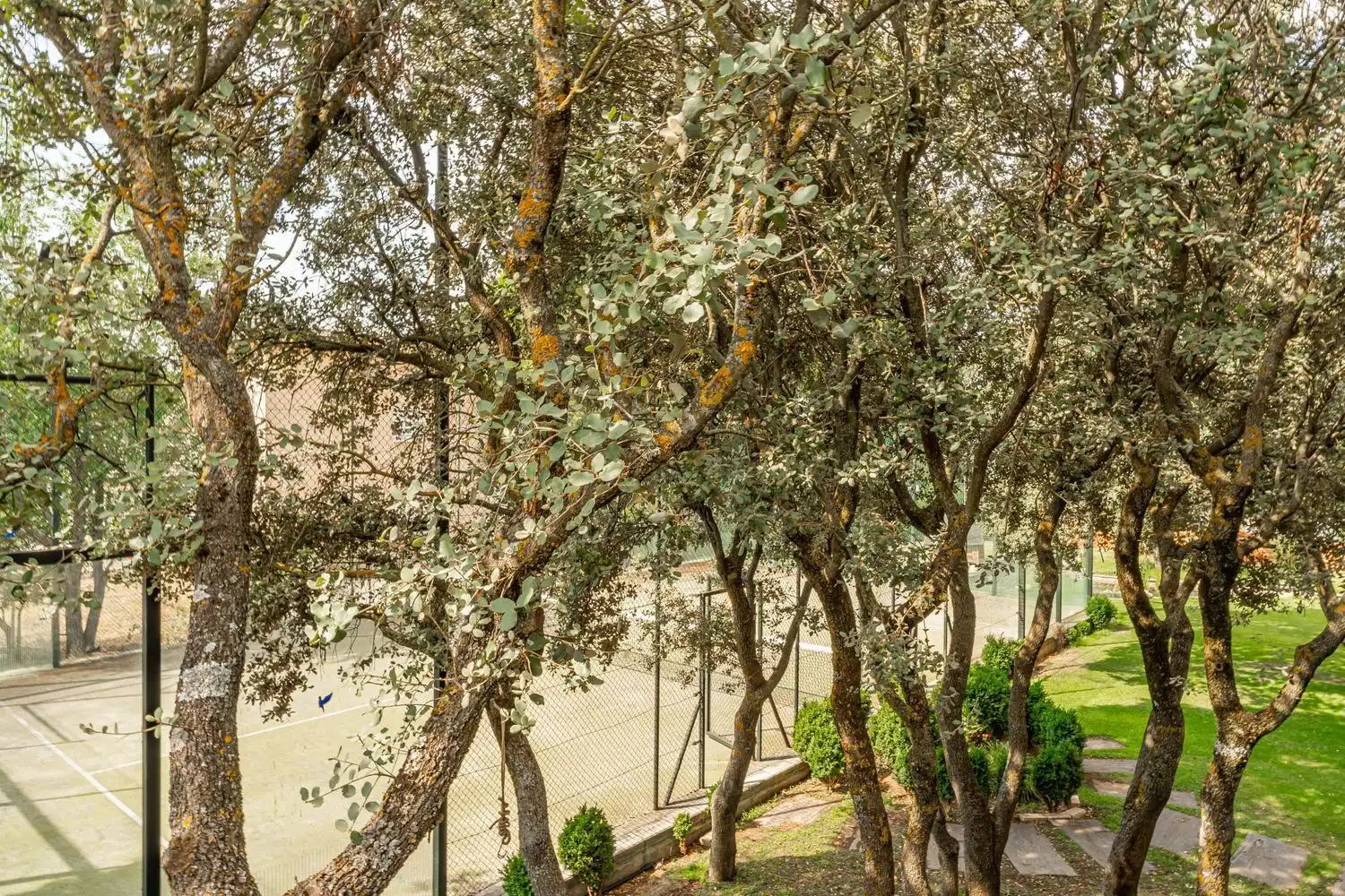 Jardín de Casa o chalet en venta en Nuevo Baztán con Aire acondicionado, Jardín privado y Terraza